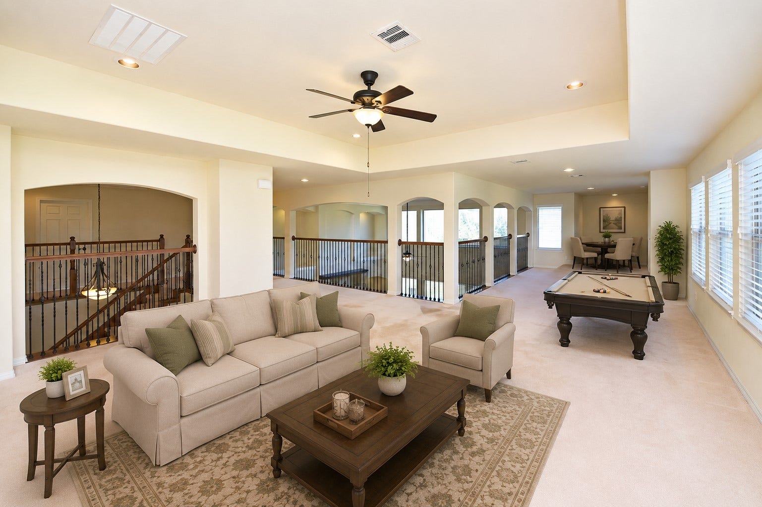 6010 Crystal Water Drive, Richmond, TX 77406 Virtually Staged Gameroom