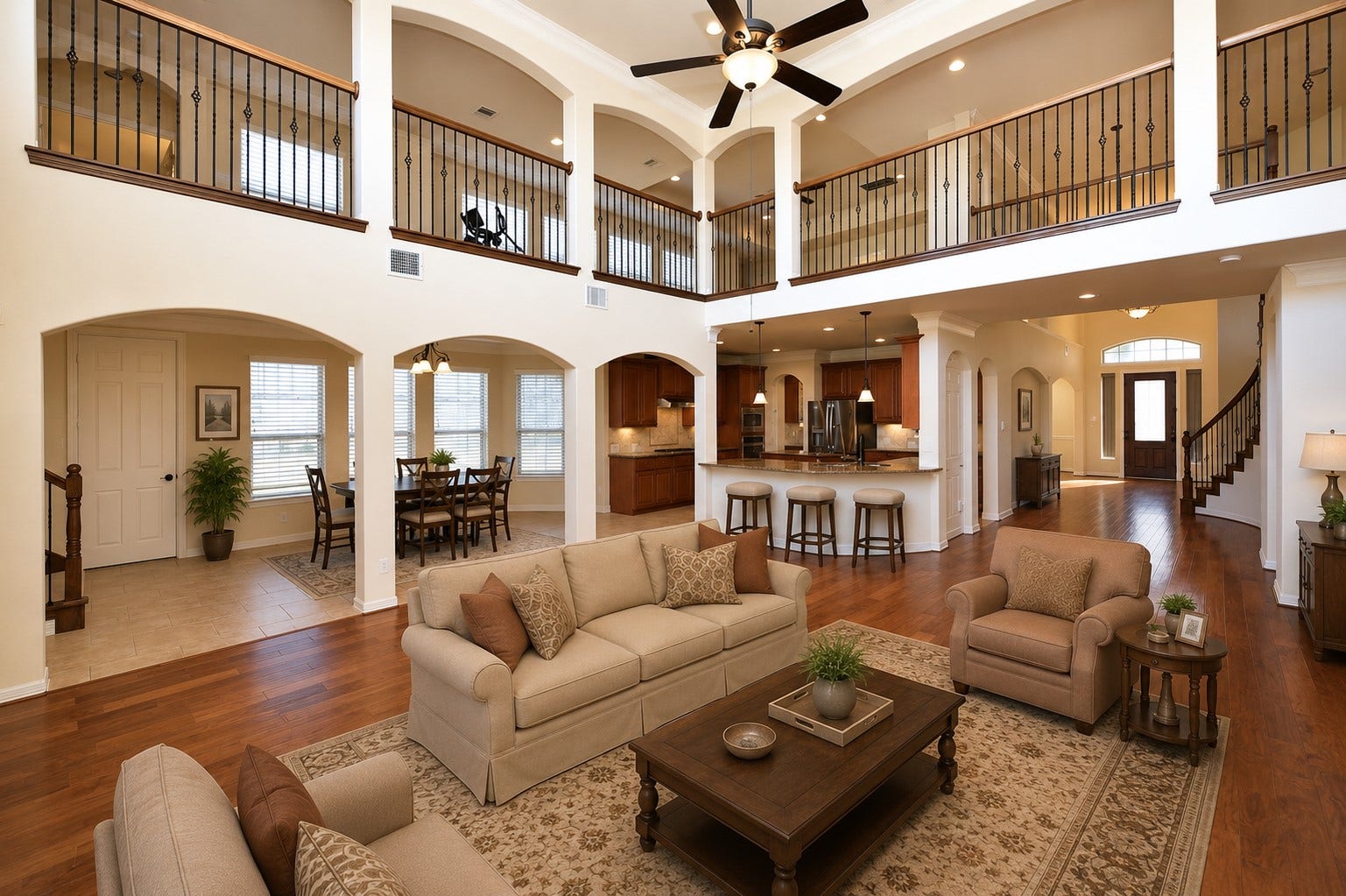 6010 Crystal Water Drive, Richmond, TX 77406 Virtually Staged Main Living Areas