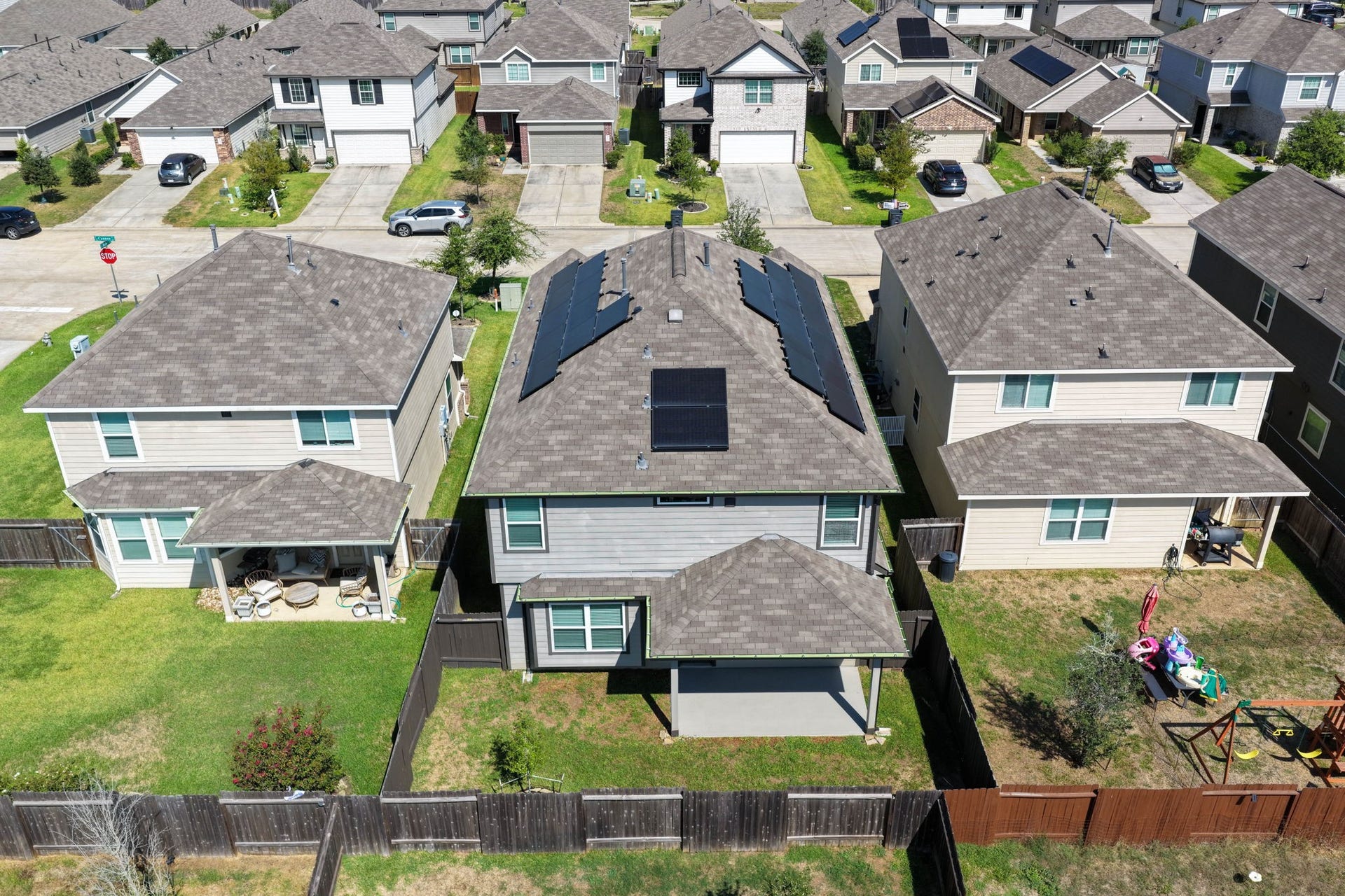 3596 Cannon Drive, Conroe, TX 77301 The Solar Panels will be paid off at closing.