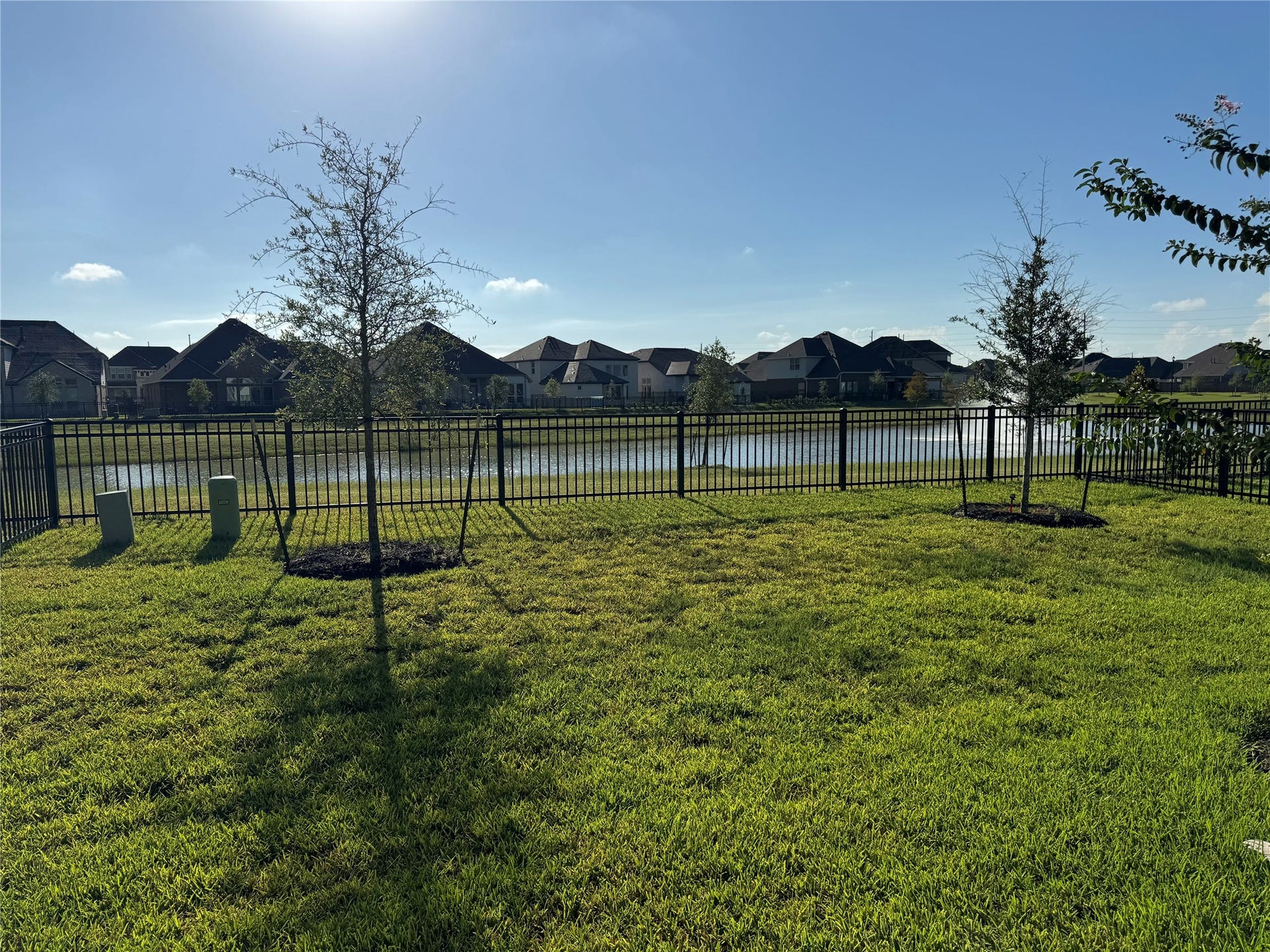 2459 Solaris Bend Drive, Katy, TX 77493 Backyard Lake View
