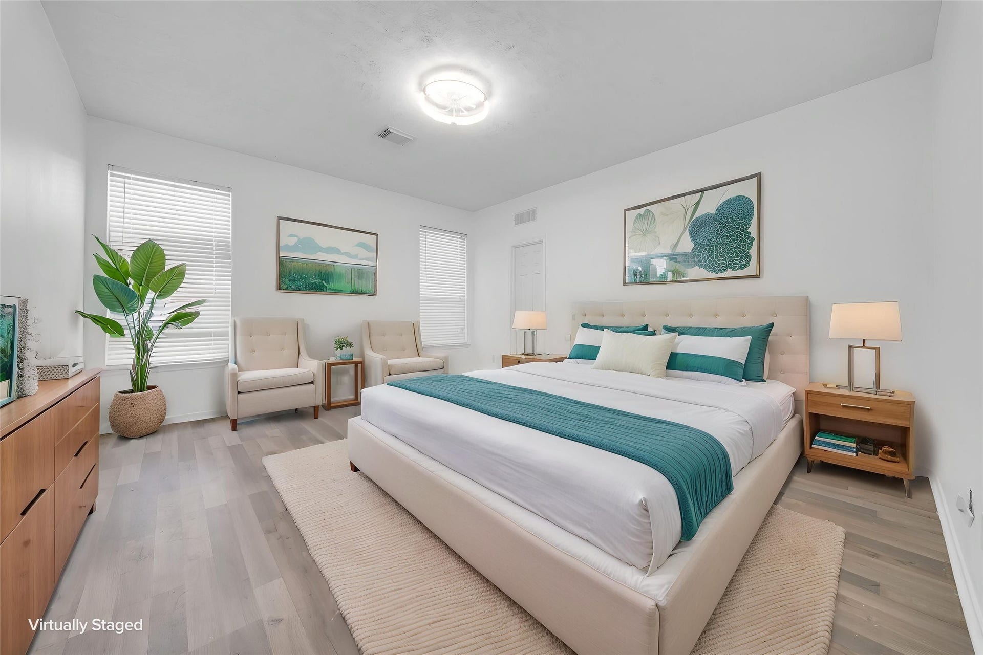 1009 Bay Area Boulevard, League City, TX 77573 Primary Bedroom with Virtually Staged