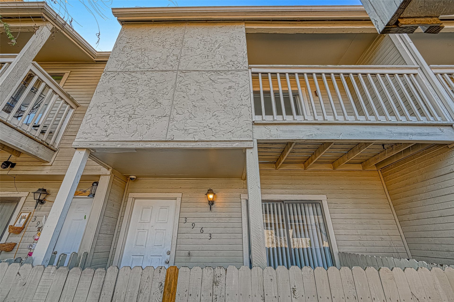 Exterior of unit