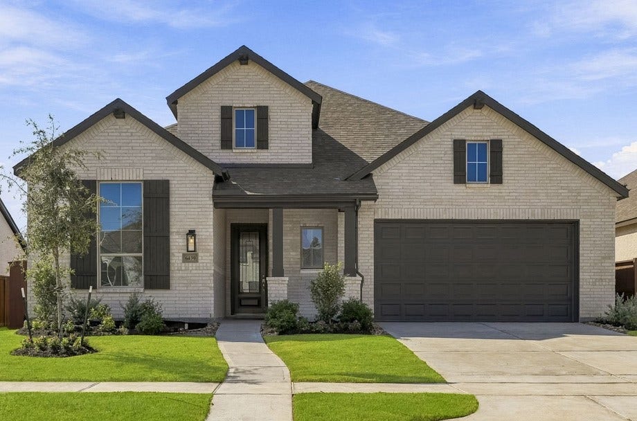 6430 Mahogany Branch Trail, Manvel, TX 77578 Classic curb appeal with a front porch.