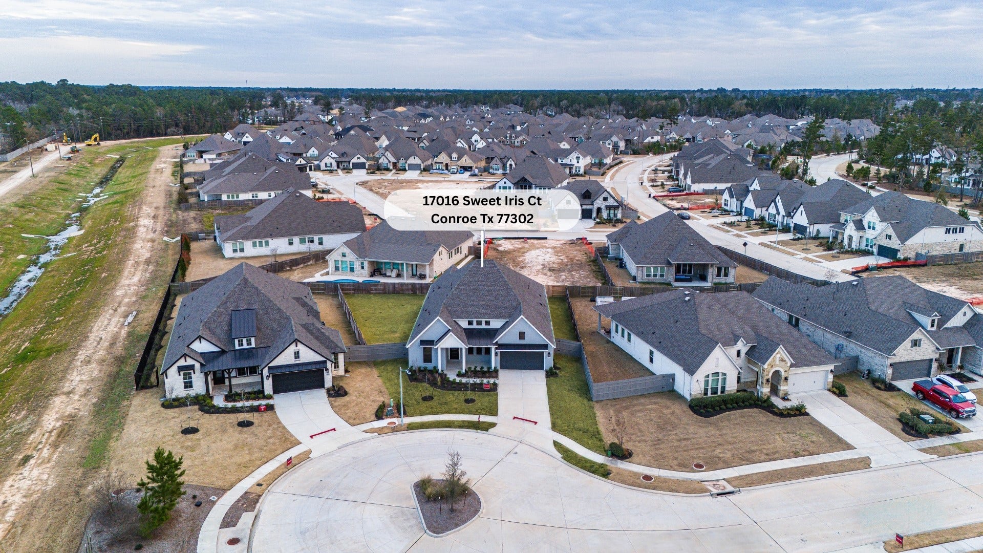 Amazing aerial photo of 17016 Sweet Iris Court in the community of ARTAVIA.