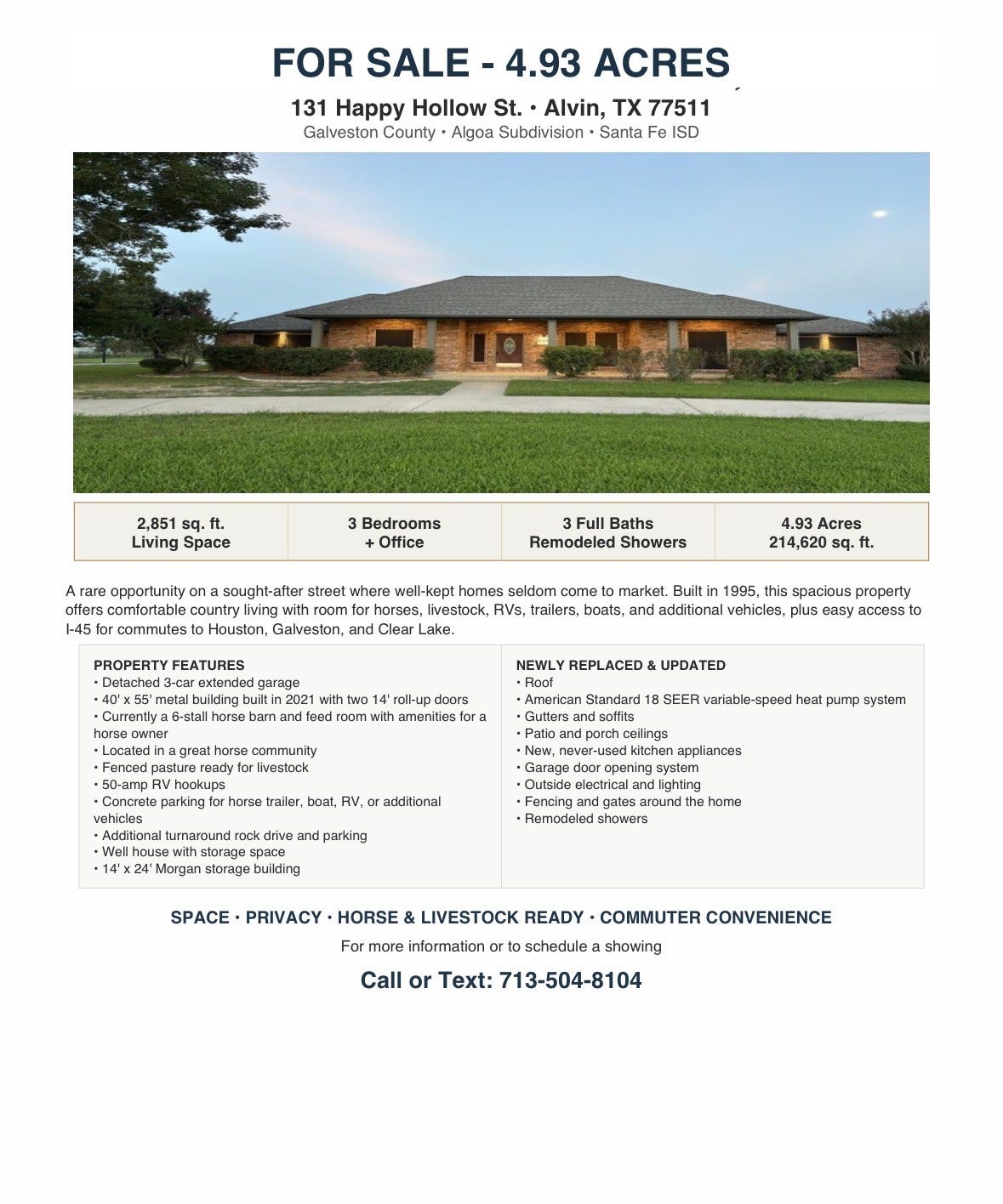 131 Happy Hollow Street, Alvin, TX 77511 131 Happy Hollow Street, Alvin, TX 77511