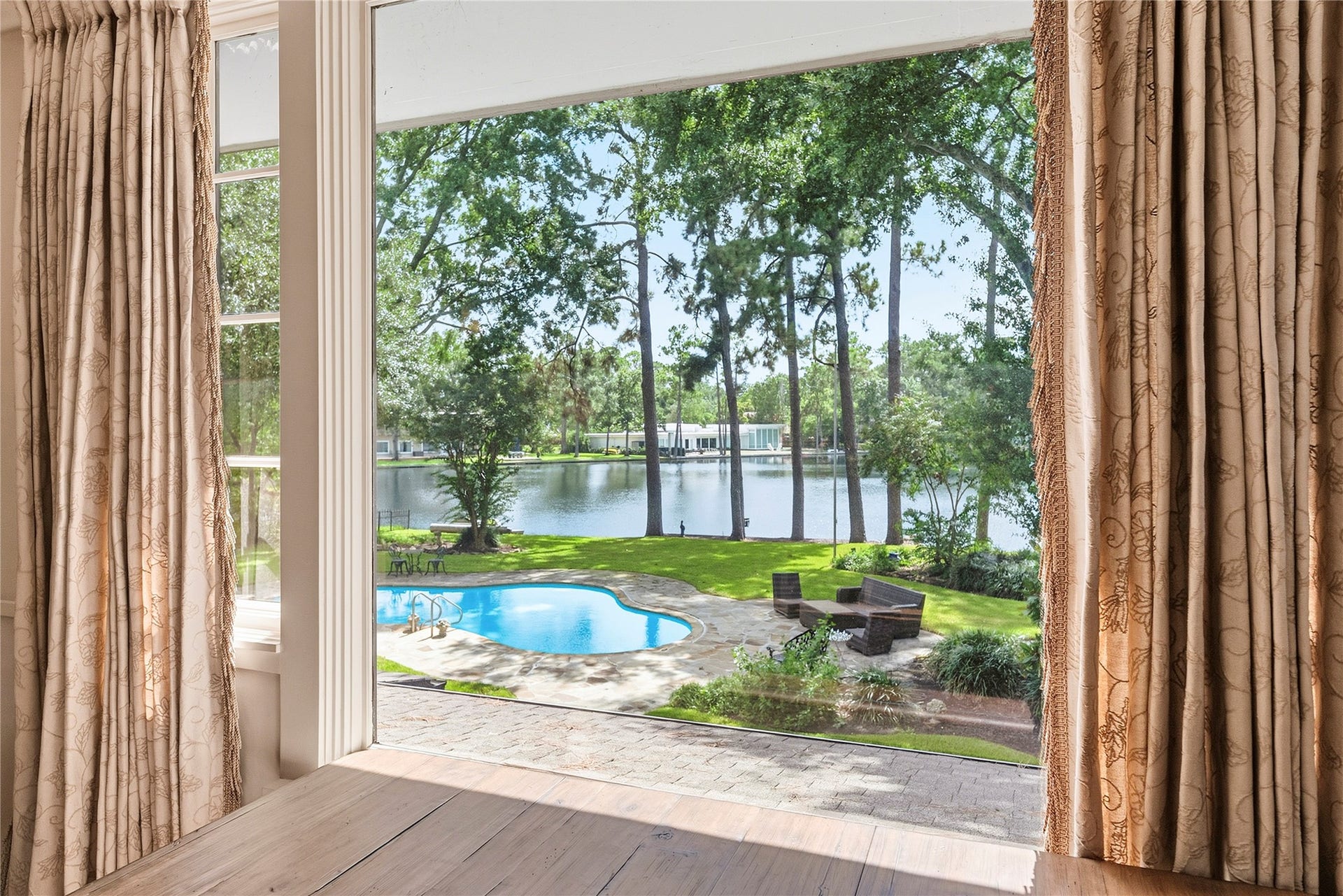 13131 Holston Hills Drive, Houston, TX 77069 View from the gameroom window.