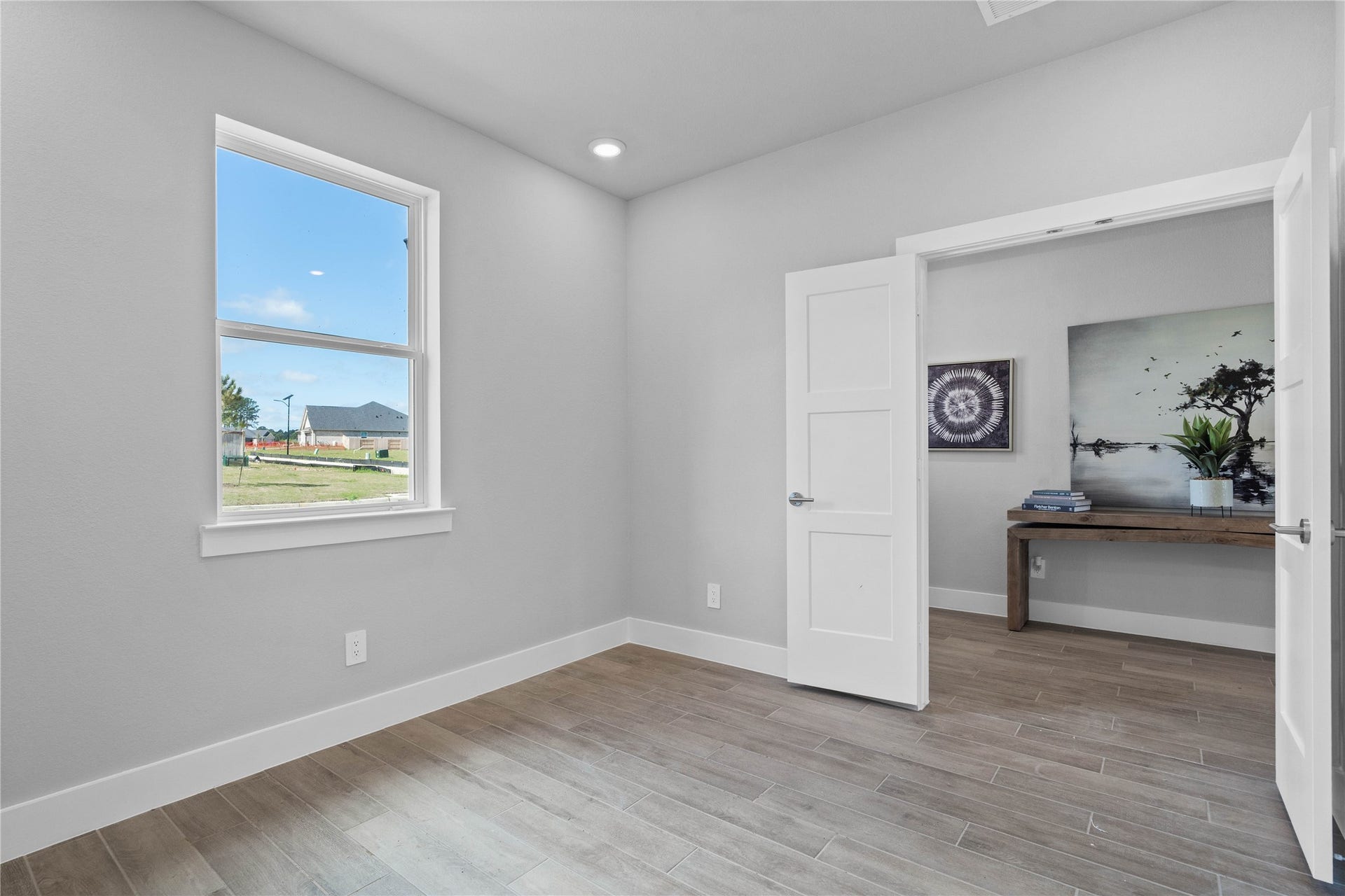19608 Montgomery Ridge Way, Montgomery, TX 77316 Additional view from Study featuring the double doors for added privacy.