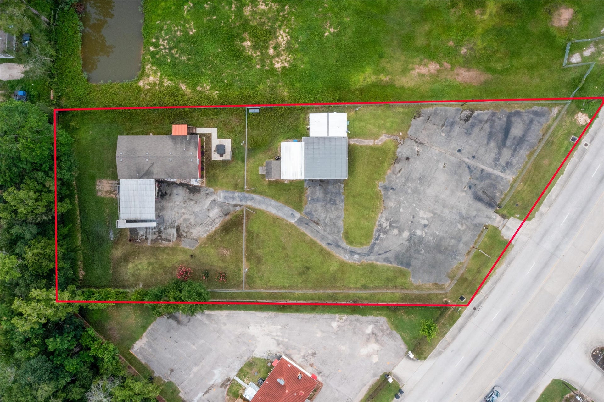 Aerial of property!