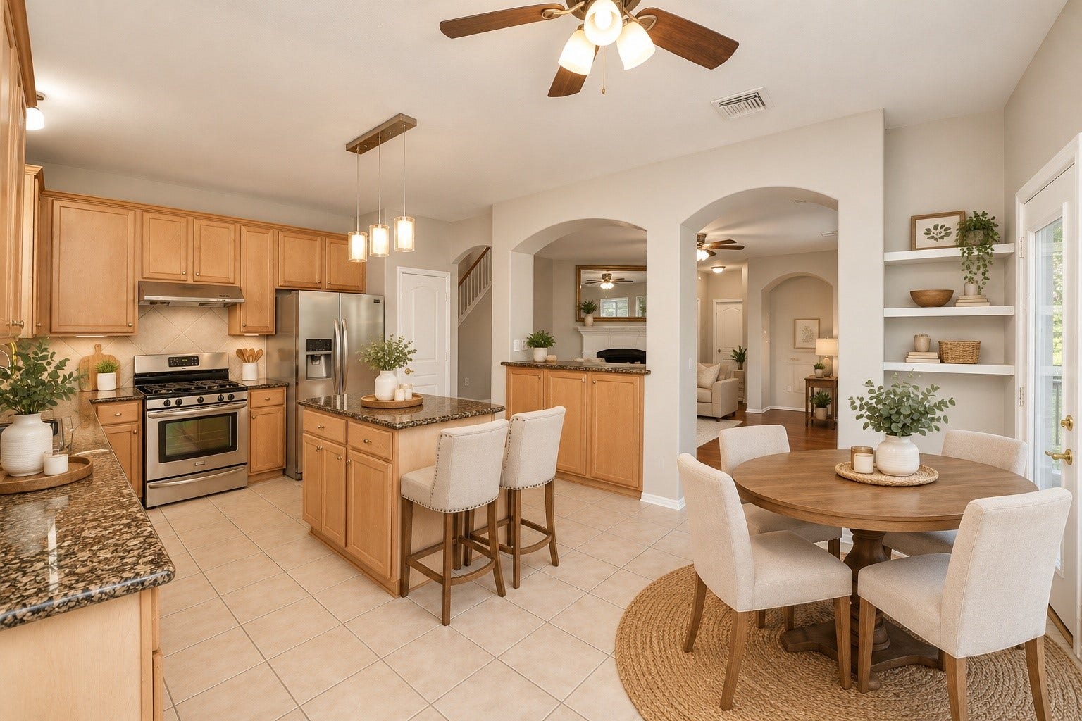 1422 Queens Bay Drive, Katy, TX 77494 digital staged