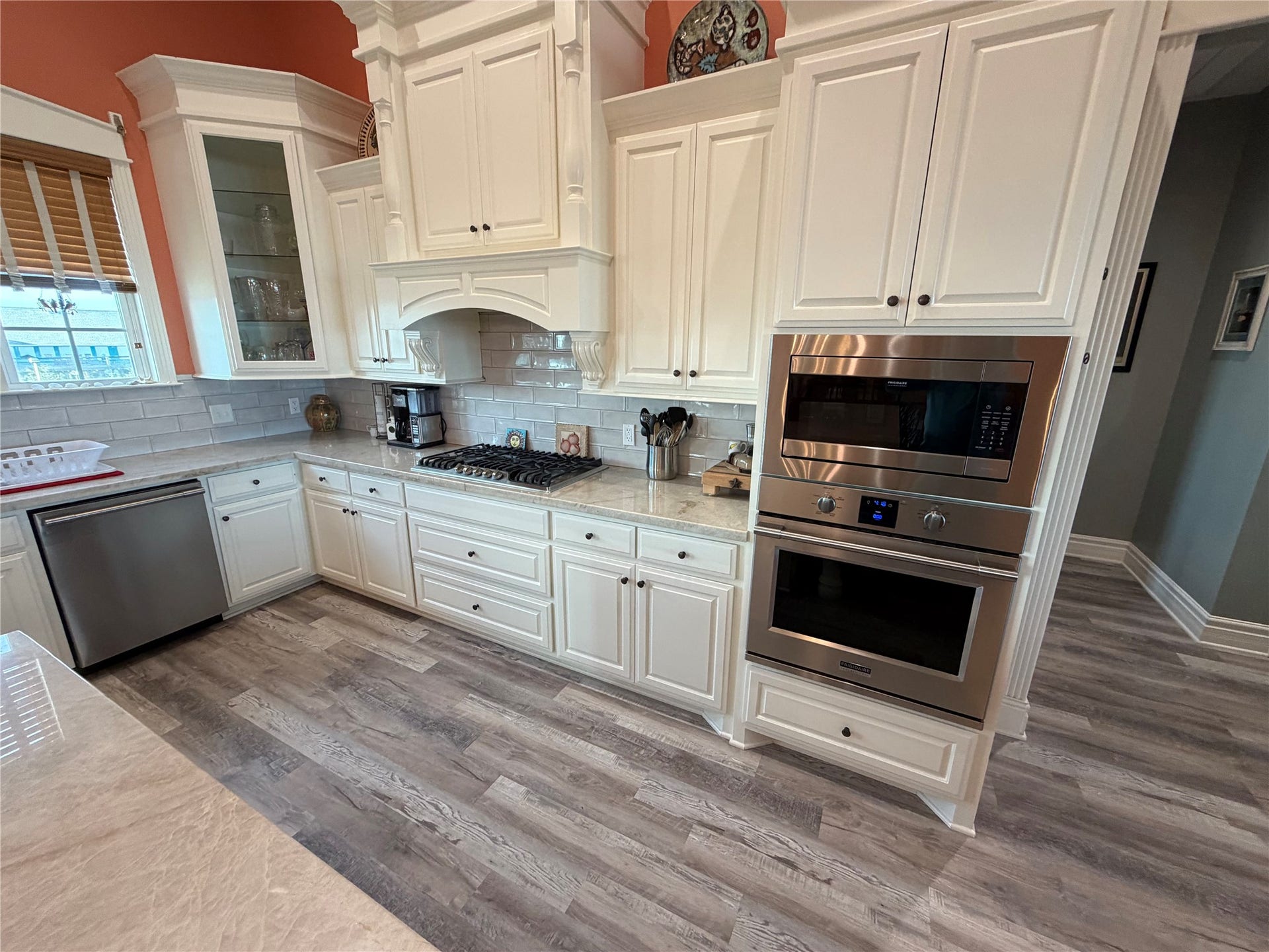 715 Magnolia Lane, Port Bolivar, TX 77650 View of kitchen area with appliances