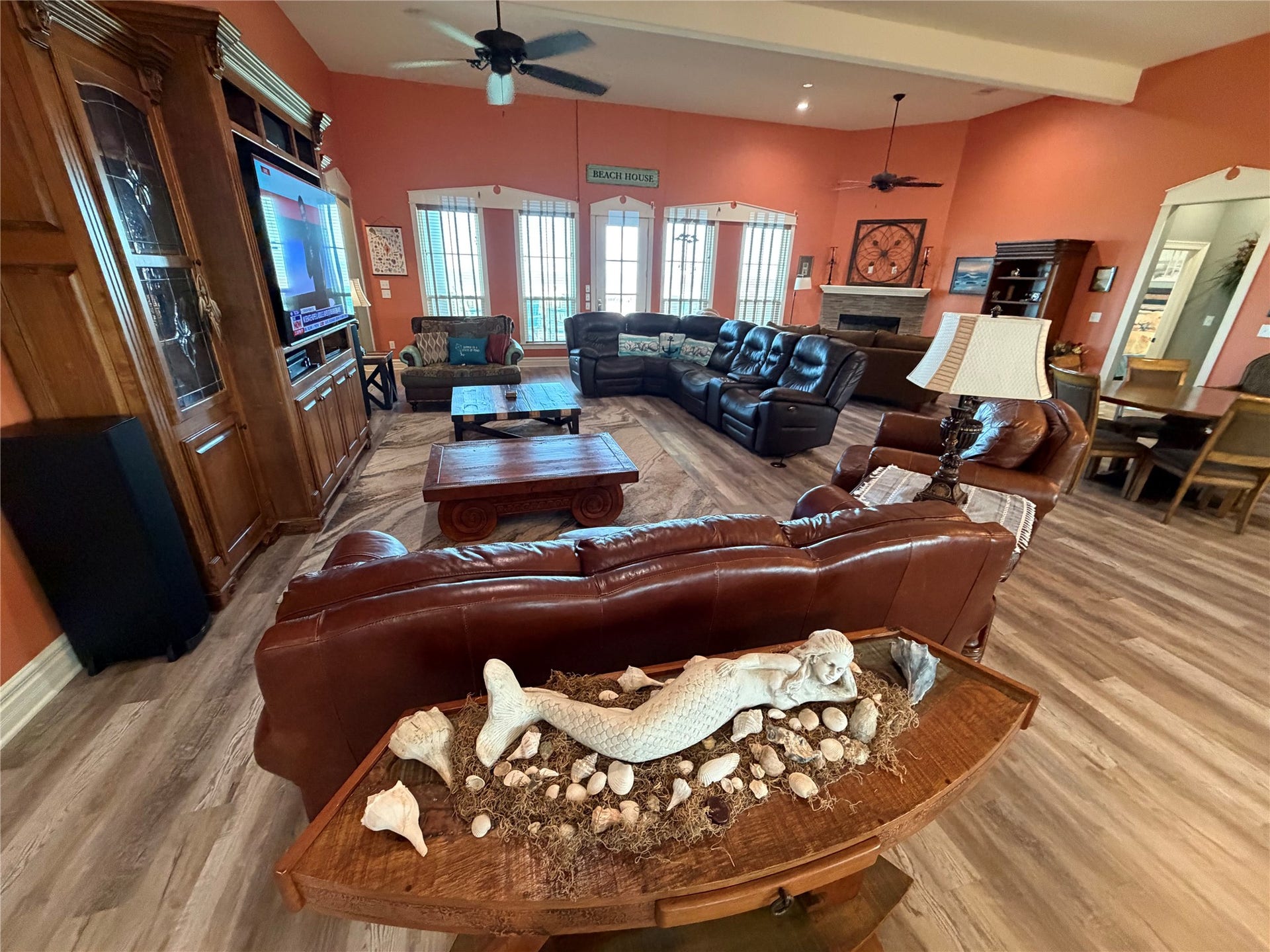 715 Magnolia Lane, Port Bolivar, TX 77650 View of dining area