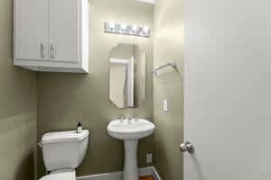 Half Bath on 2nd Floor
