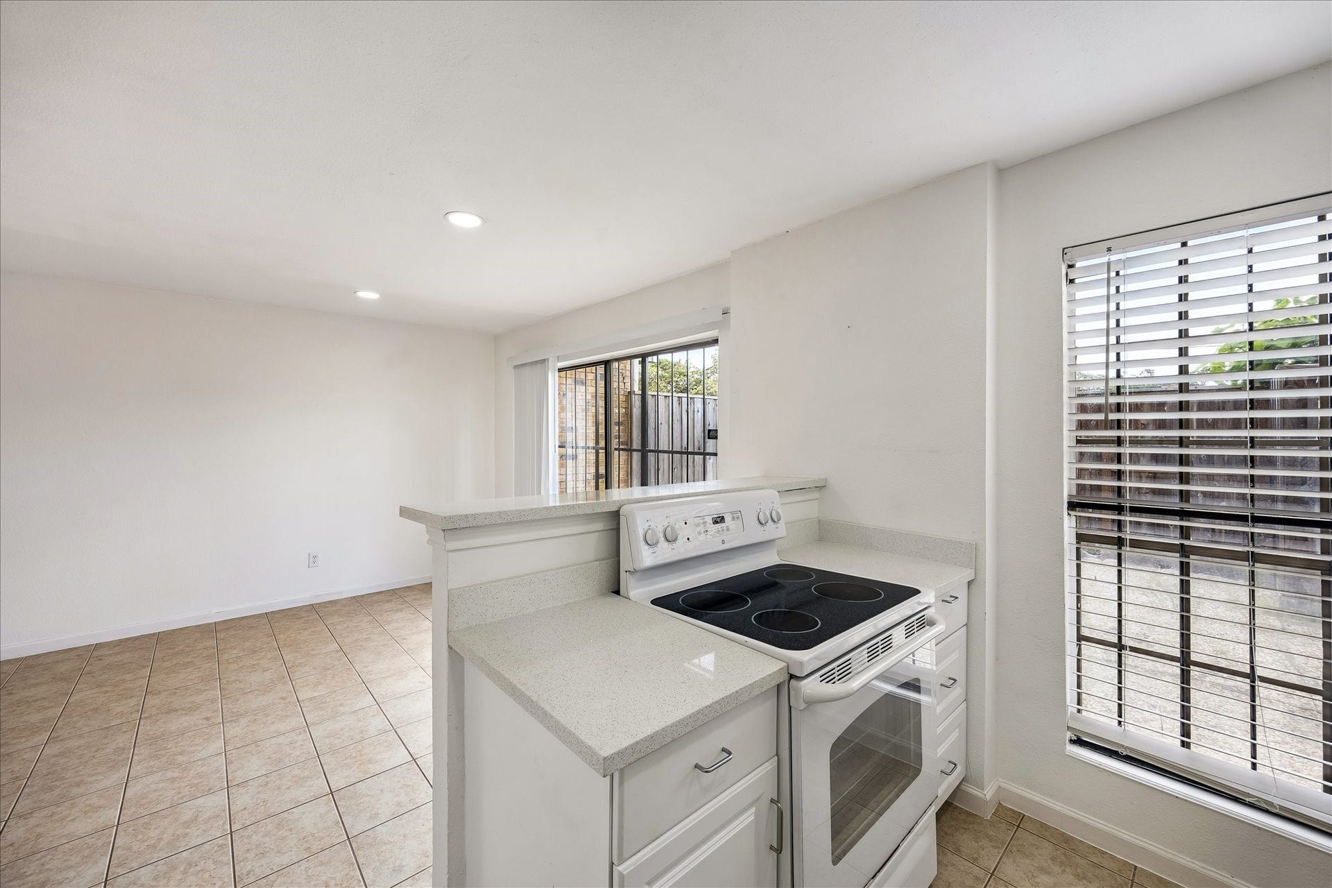 Recently remodeled kitchen with new countertops