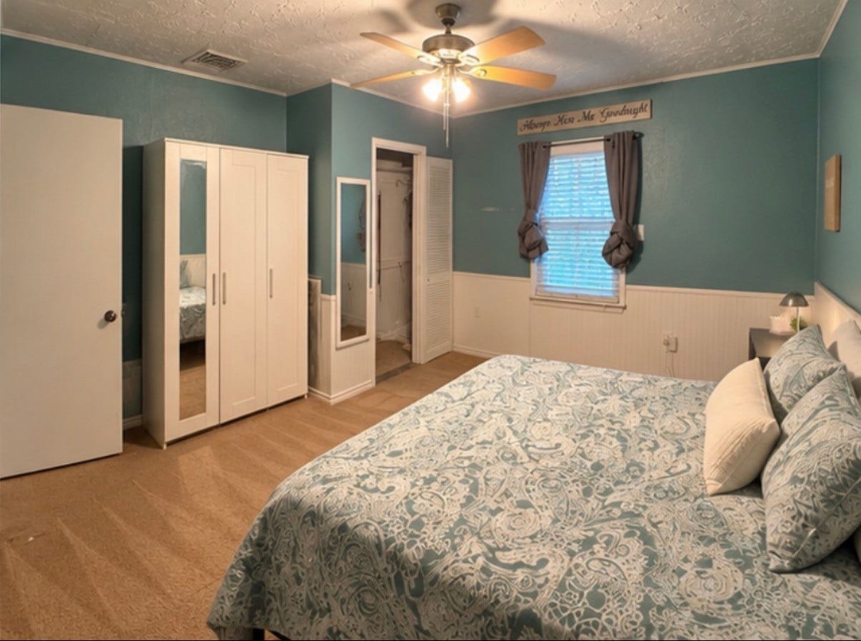 14440 Lakecrest Drive, Splendora, TX 77372 Primary Bedroom Additional view of the primary bedroom showing ample space, closet storage and convenient layout.