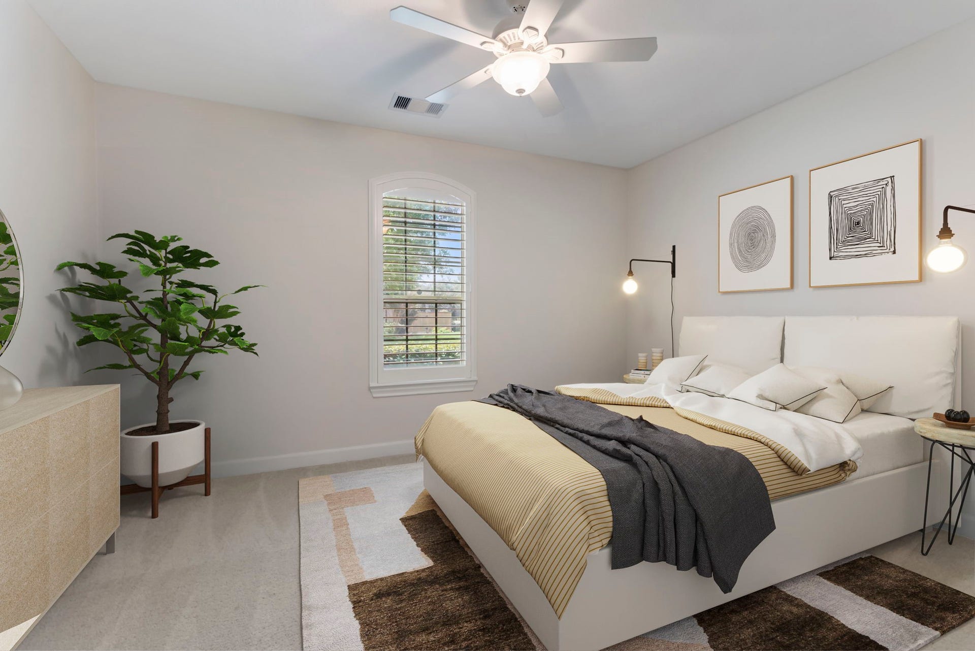 103 Blue Gilia Court, Montgomery, TX 77316 Secondary bedroom (Virtually staged)