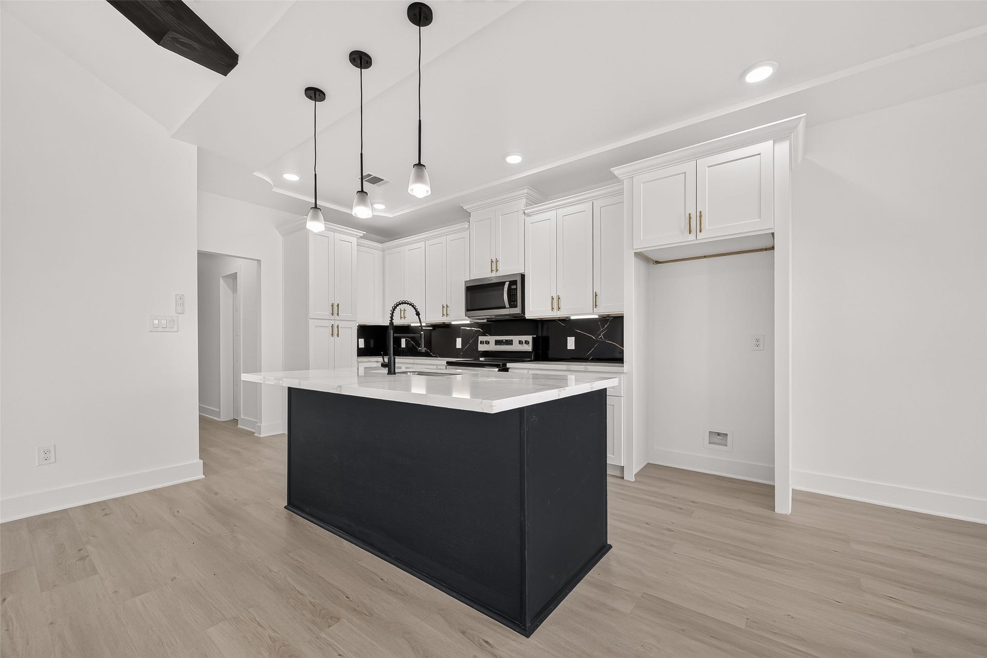 1234 Peter Pine St A/B, Huffman, TX 77336 Unit B. Representative photo of another listing featuring the same layout and finishes.