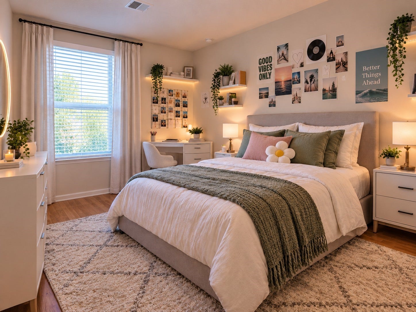 Secondary bedroom -virtual staged