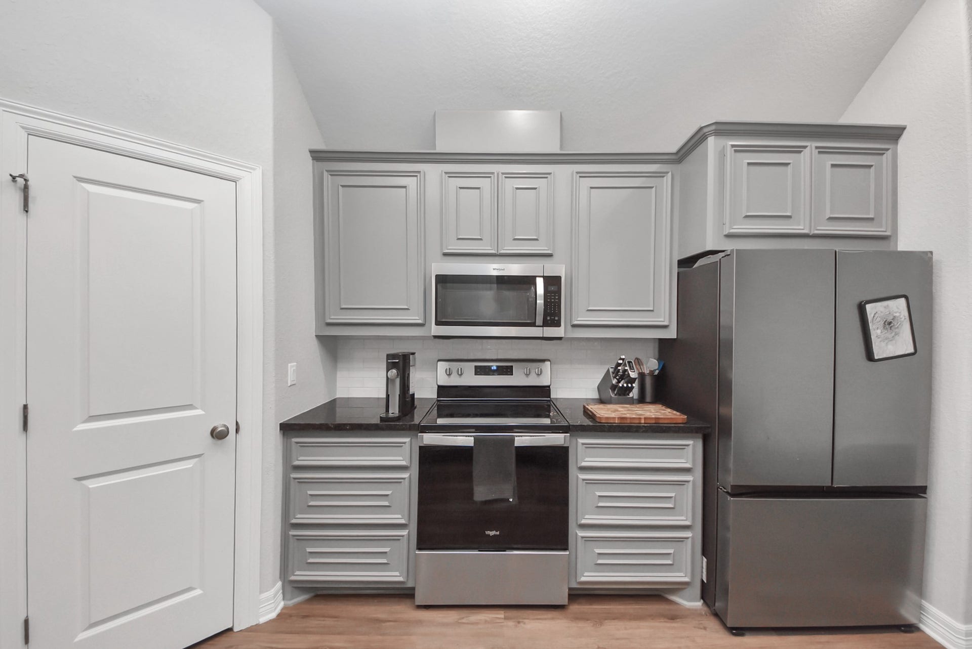 1023 S Anderson Street, Angleton, TX 77515 Another view showcasing the kitchen's countertop space and cabinetry