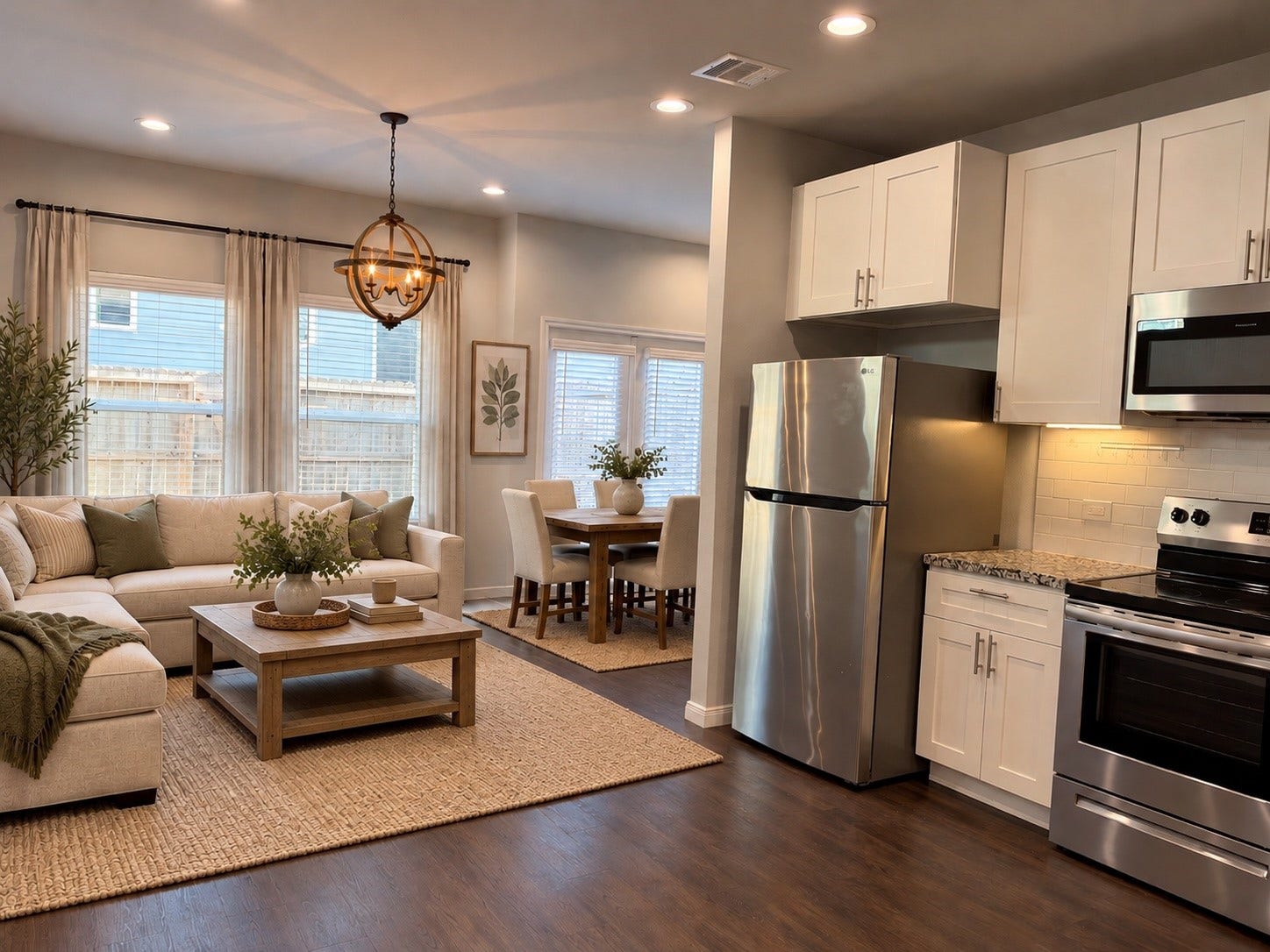 4925 Ambient Drive, Spring, TX 77379 Living Room Virtually Staged