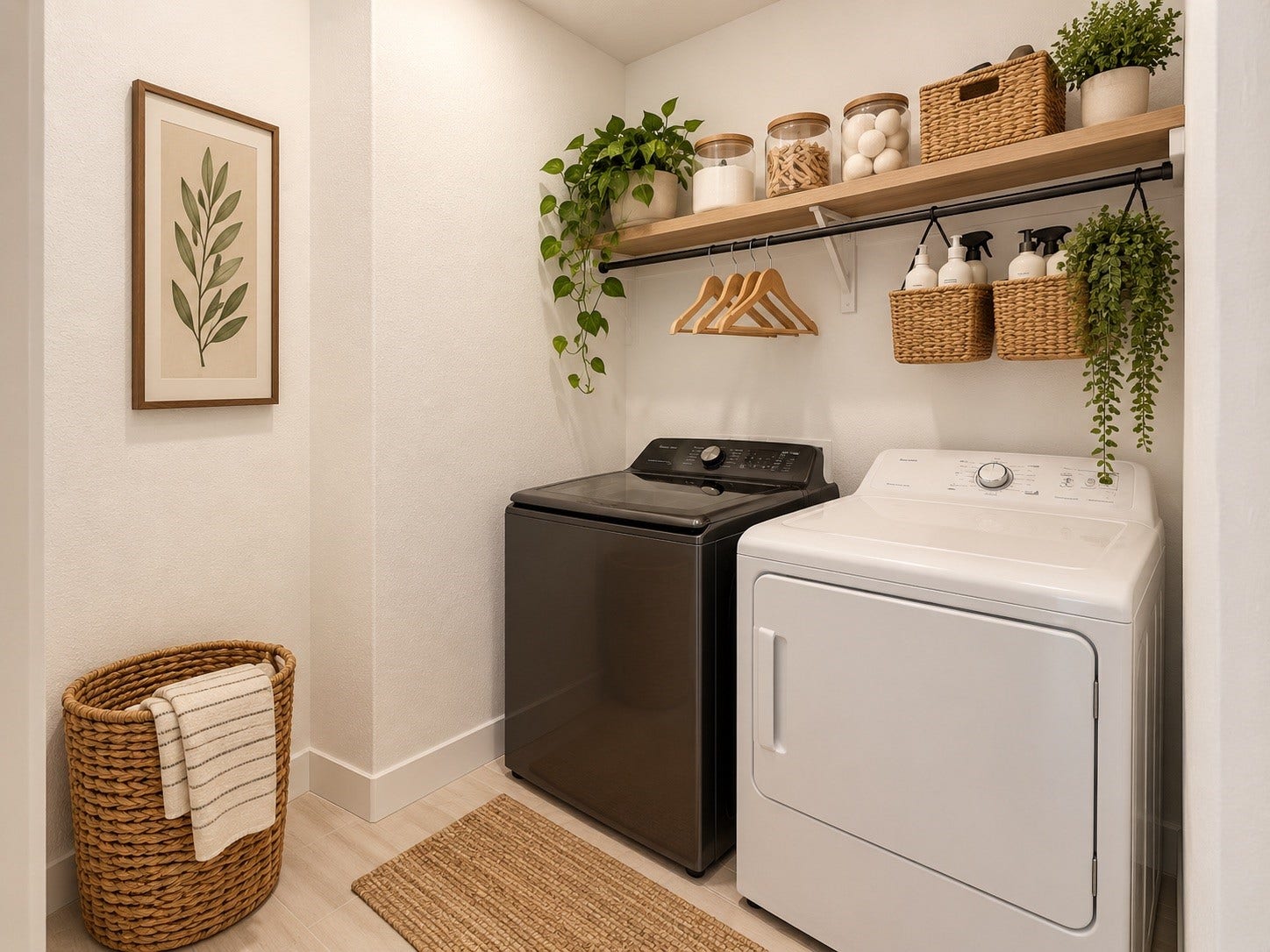 Washer Dryer included. Virtually staged