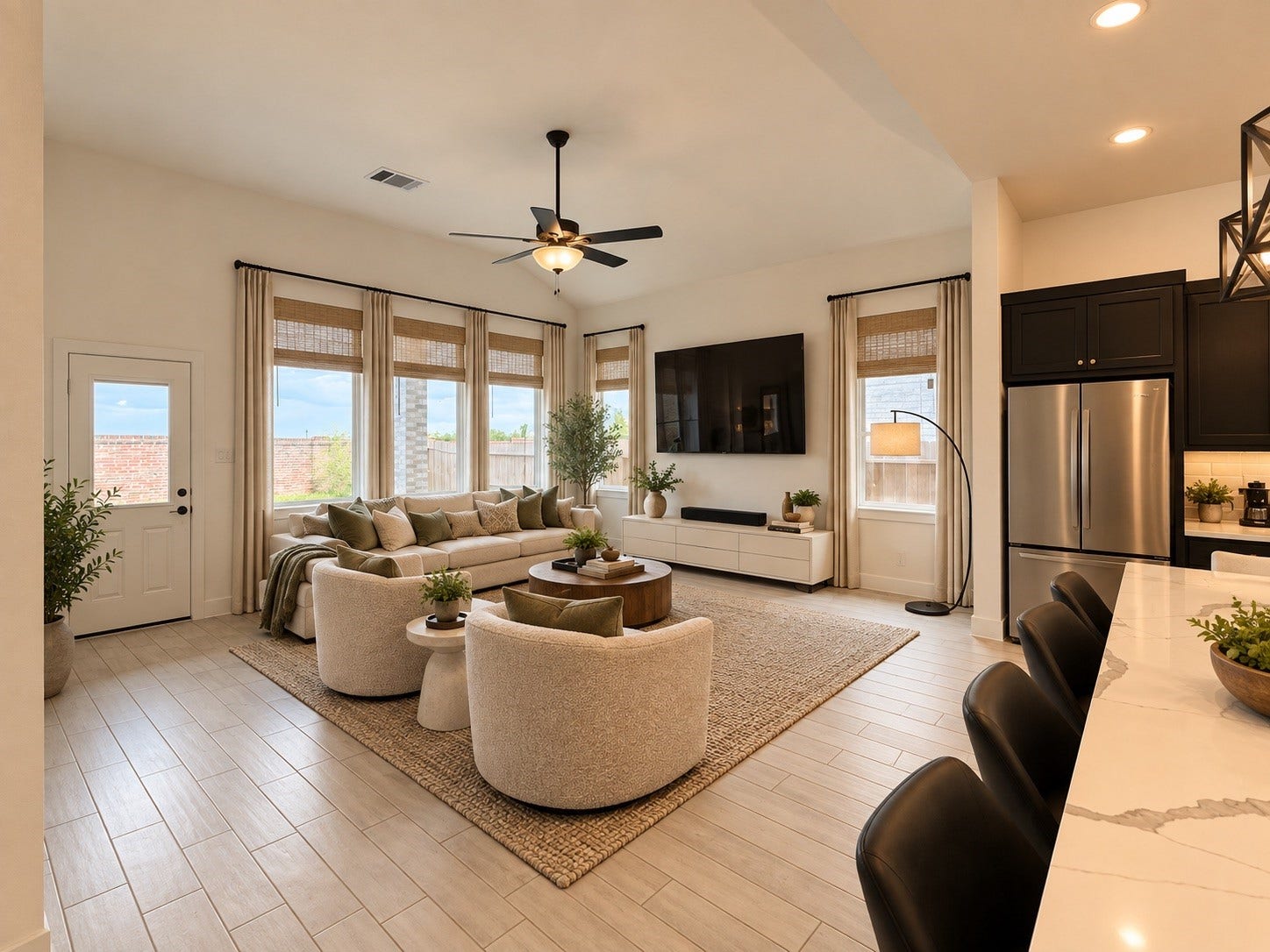 Open concept living