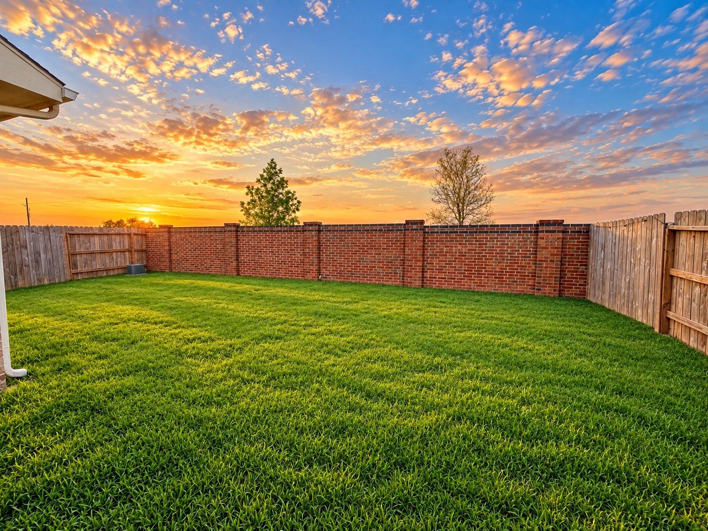 Community Fence, not back neighbors