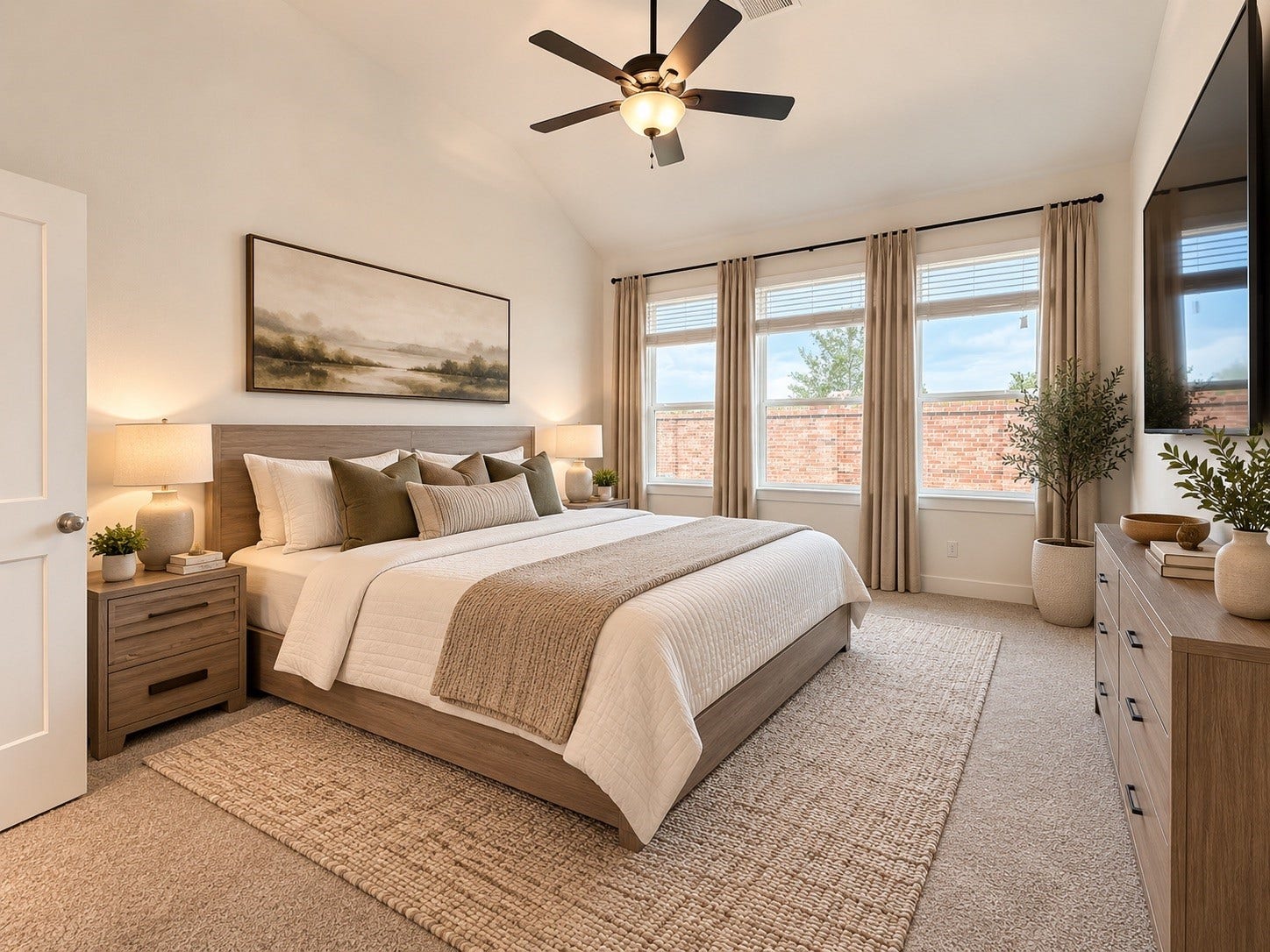Main Bedroom. Virtually staged