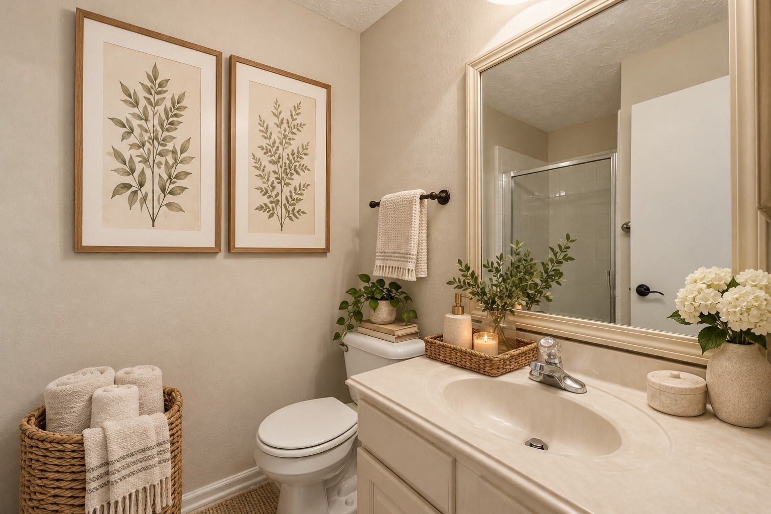 8051 Bay Branch Drive, #423, The Woodlands, TX 77382 Bathroom two-virtually staged