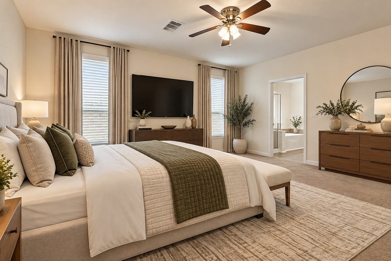 14610 Ruddy Duck Lane, Houston, TX 77049 Virtually staged shown with the home potential.