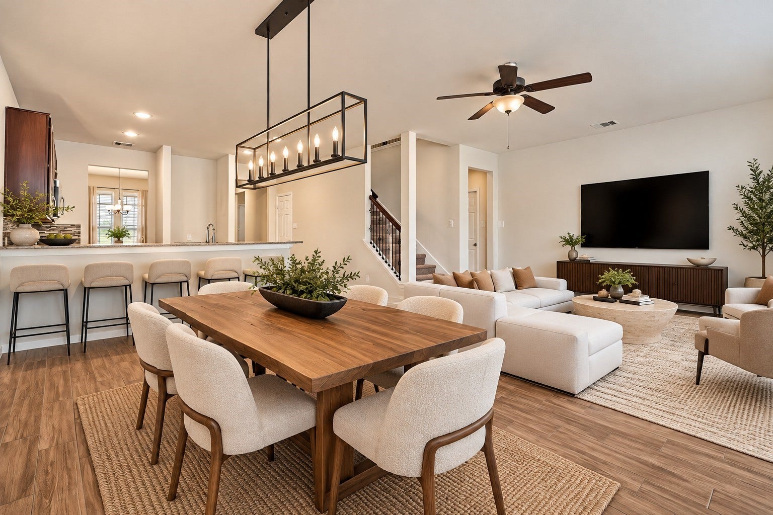 14610 Ruddy Duck Lane, Houston, TX 77049 Virtually staged shown with the home potential.