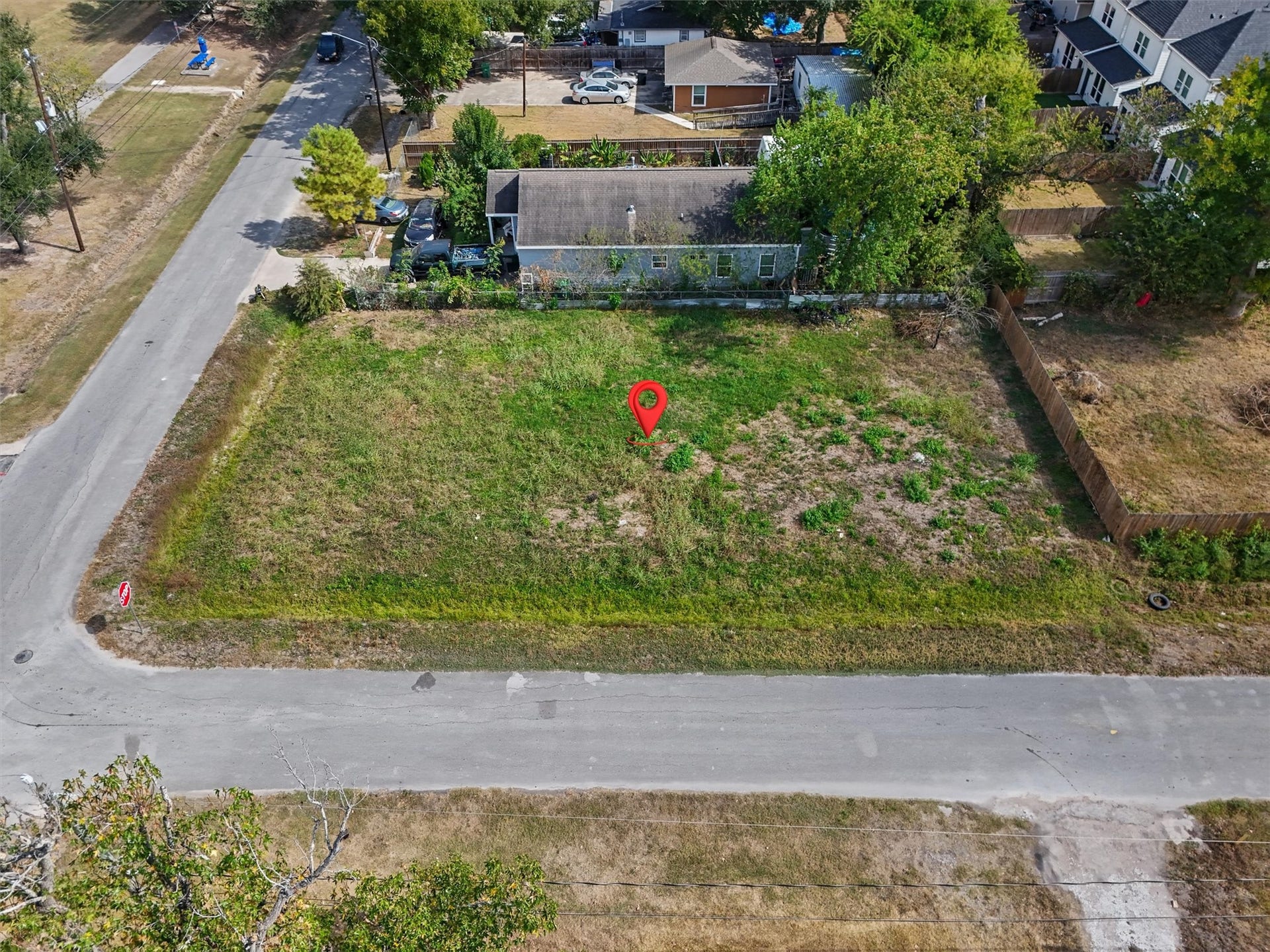 979 Conklin Street, Houston, TX 77088 Imagine the possibilities! Build your dream home on this spacious corner lot in an established residential neighborhood. With road frontage on two sides, this property offers flexibility for your future home design, outdoor living space, and landscaping. The red marker highlights this inviting homesite, ready for you to bring your vision to life!