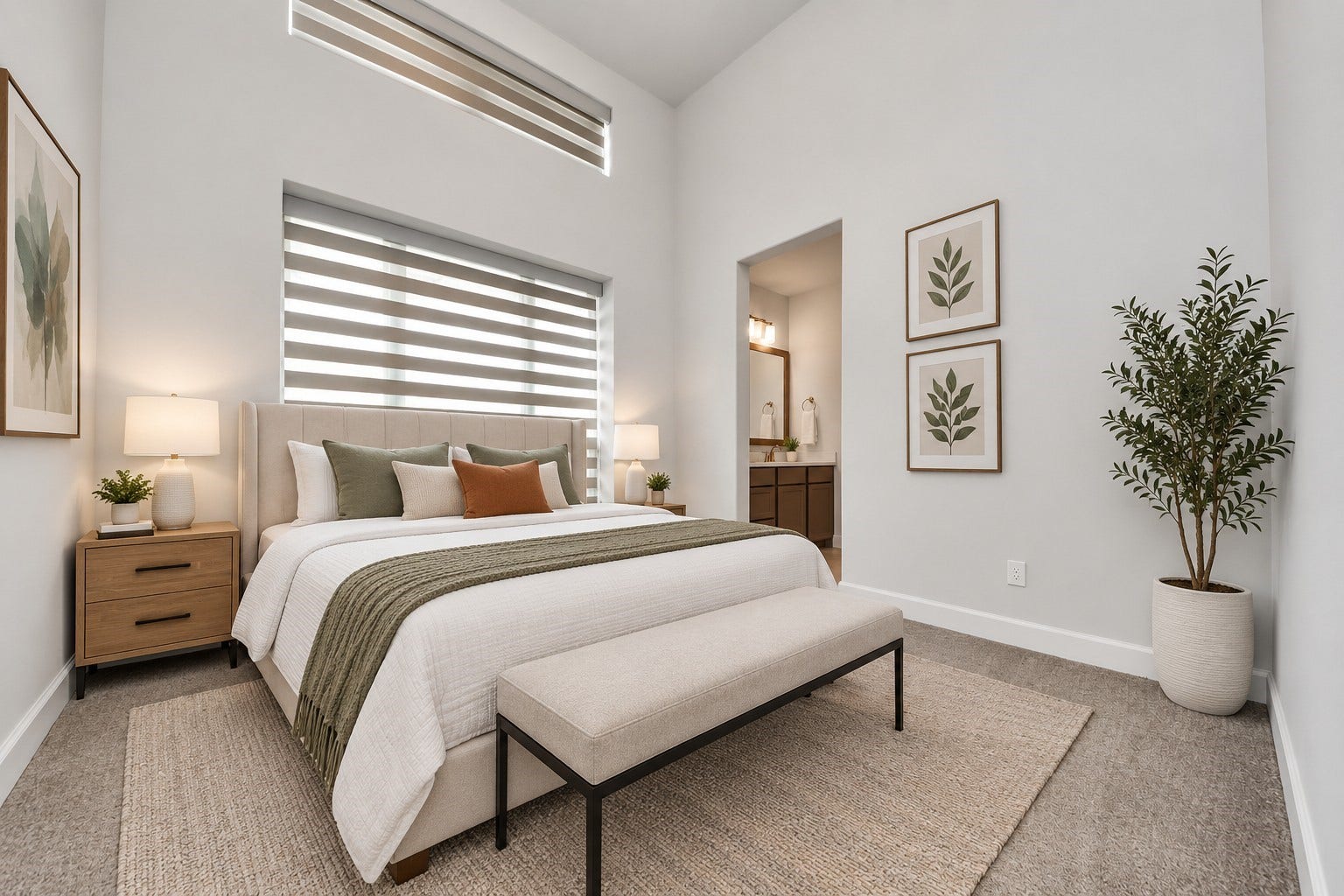 24319 Norwood Groves Drive, Richmond, TX 77469 First secondary bedroom conveniently located near the front entrance.**Virtually staged