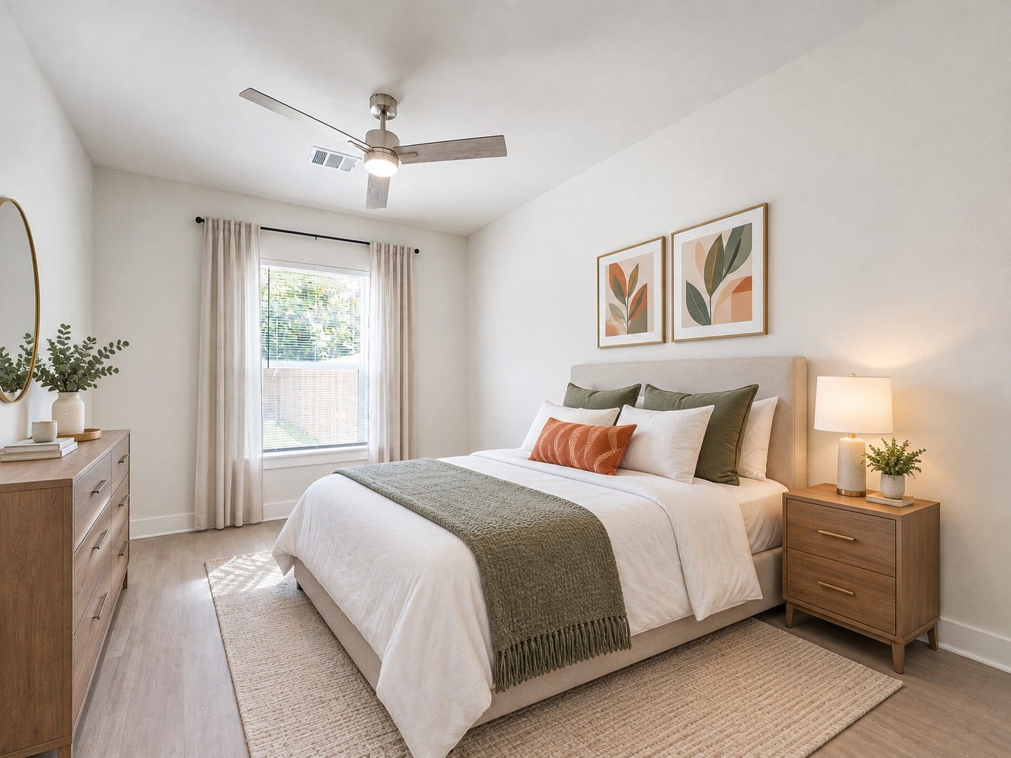 8122 Double Avenue, #B, Houston, TX 77088 Virtually staged Secondary bedroom