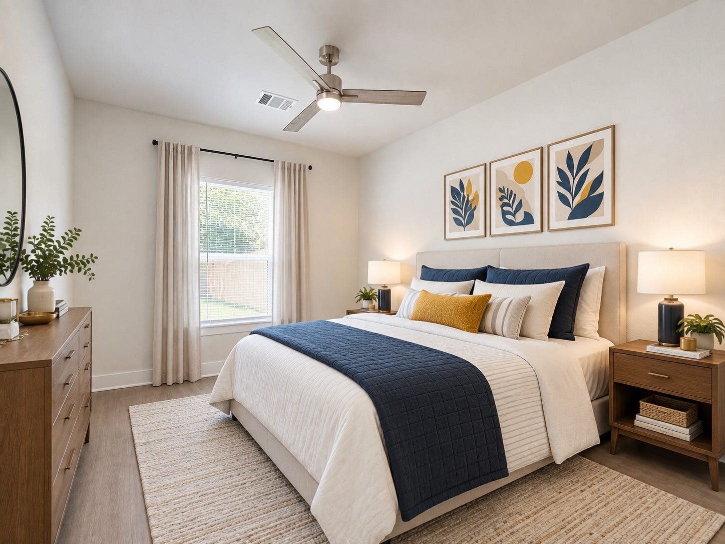 8122 Double Avenue, #B, Houston, TX 77088 Virtually staged Secondary bedroom