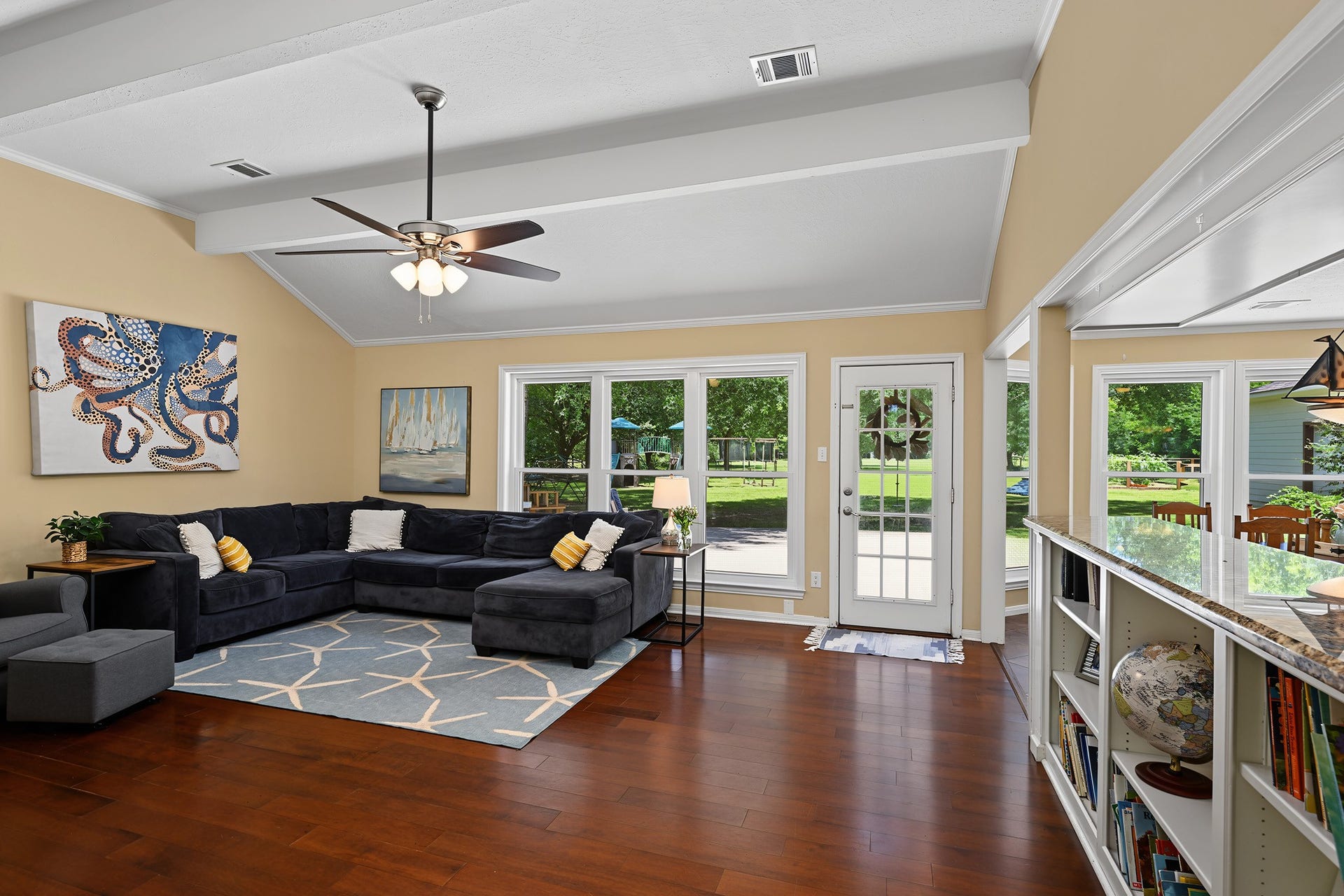 424 Middleton Street, Bacliff, TX 77518 The home is light-filled and a wonderful layout!
