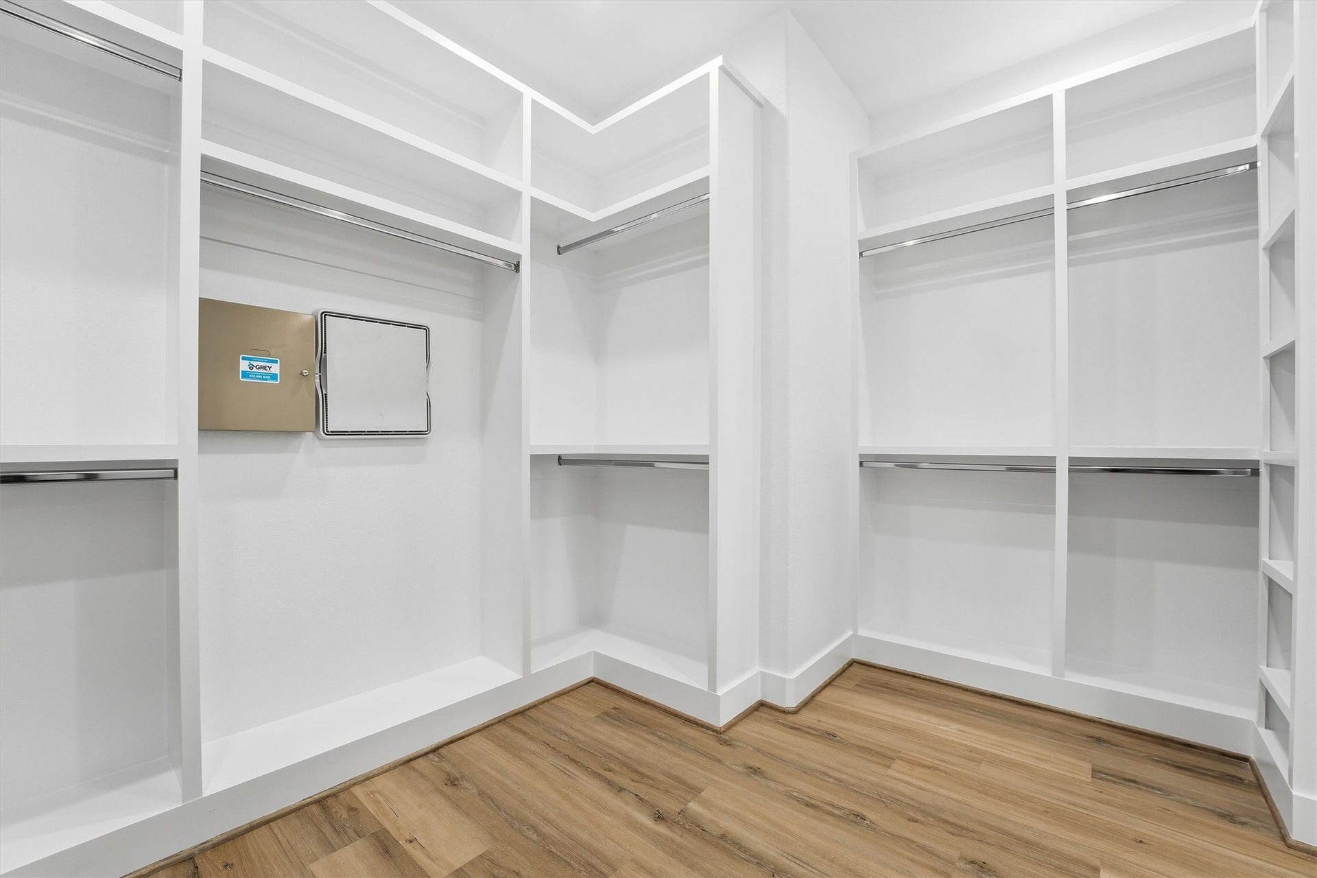 Spacious Primary Walk-In Closet