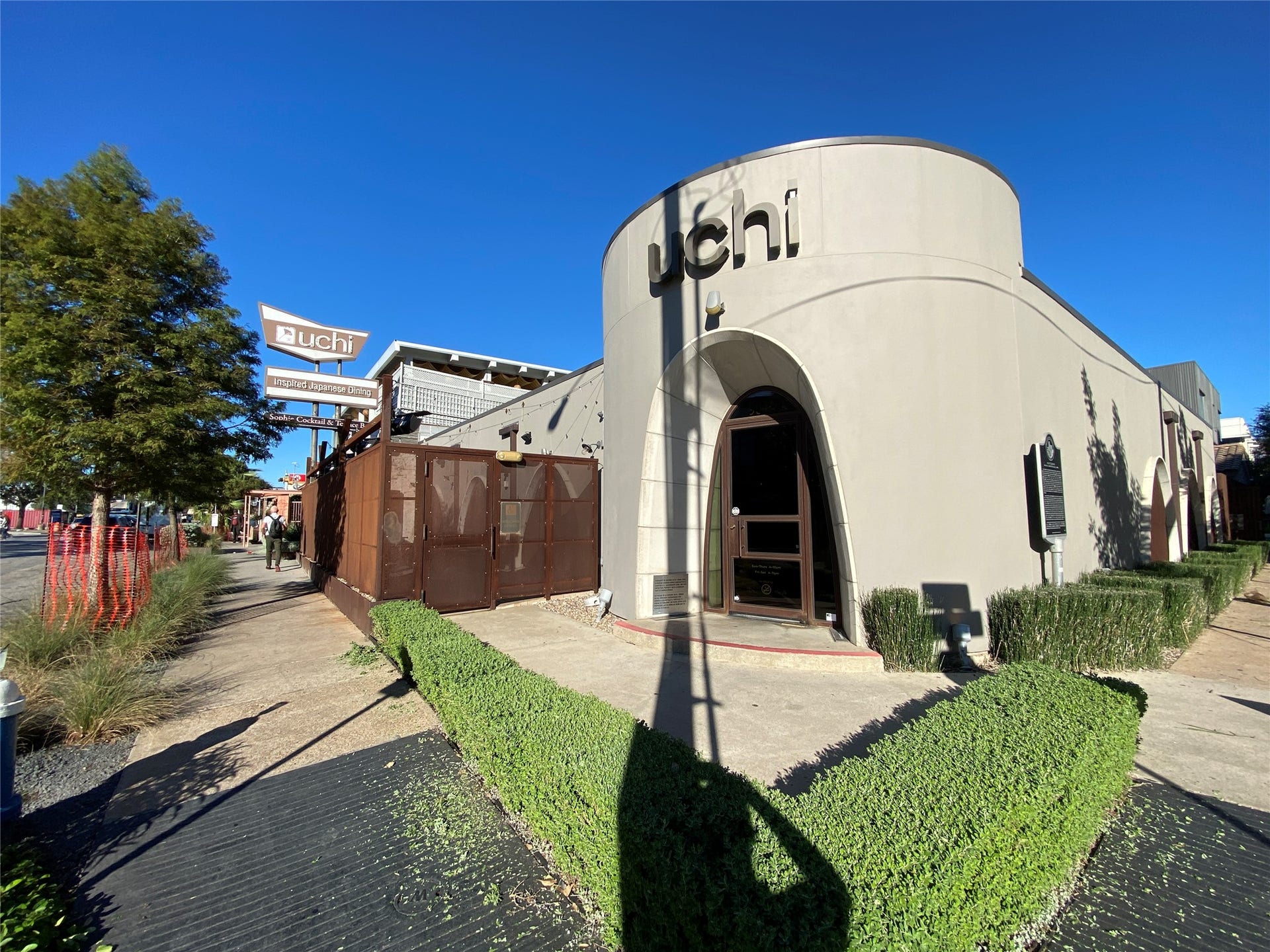 1477 Missouri Street, Houston, TX 77006 Across the street from the Montrose Collective is Uchi, an upscale, non-traditional Japanese sushi and omakase restaurant.