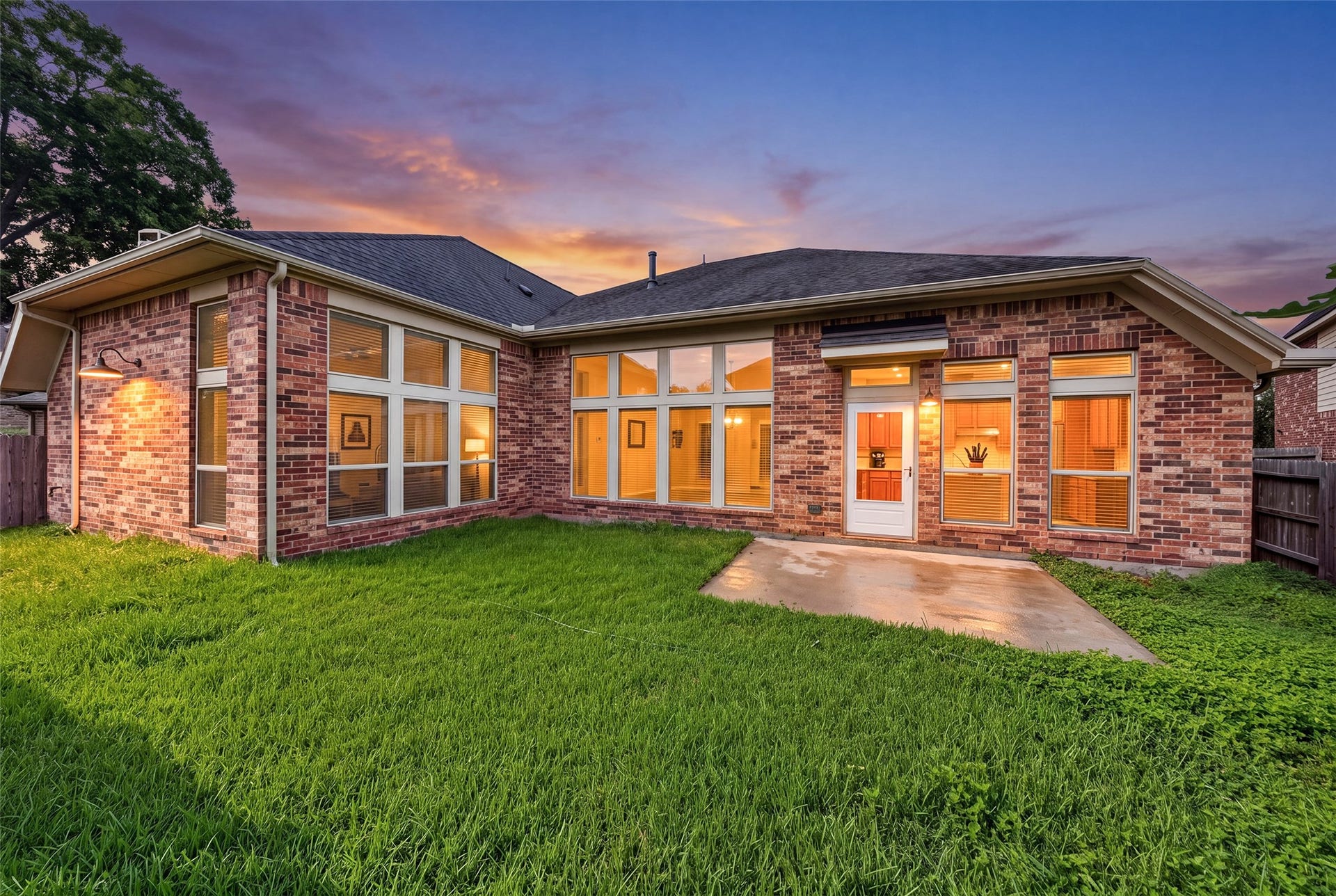 Back patio where you can sip your morning coffee or enjoy relaxing family dinners alfresco.