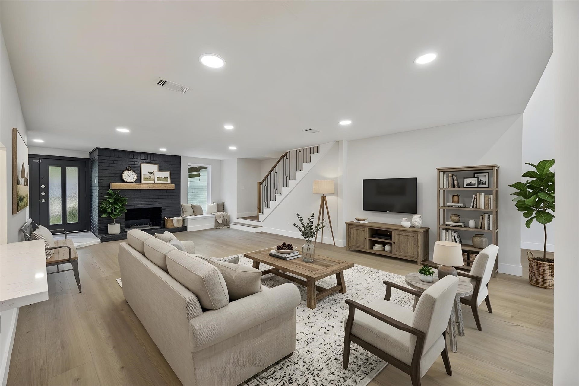 11947 Fawnview Drive, Houston, TX 77070 staged living area.