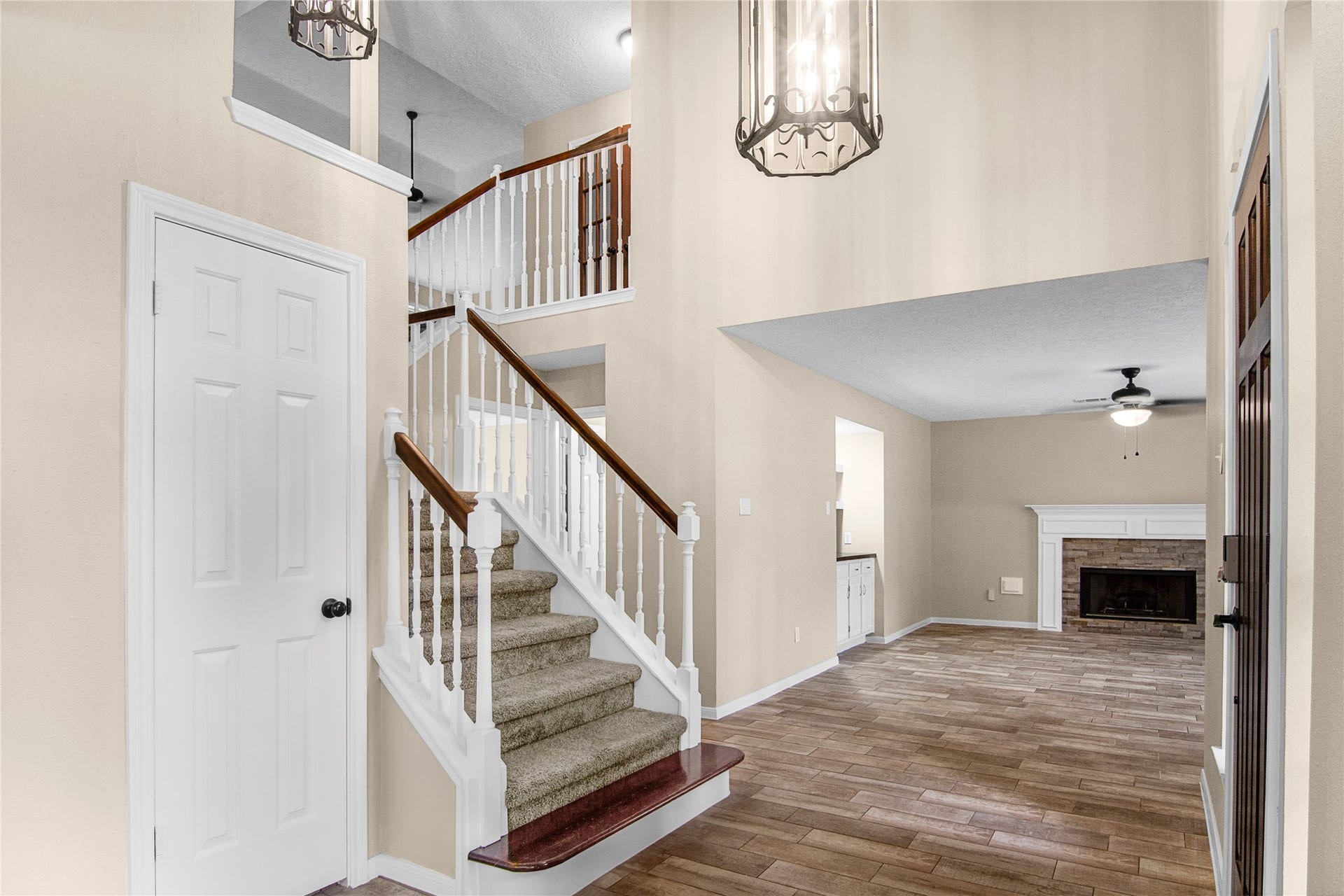 12503 Oakcroft Drive, Houston, TX 77070 front entrance is upscale and inviting to wherever you need to go in the house