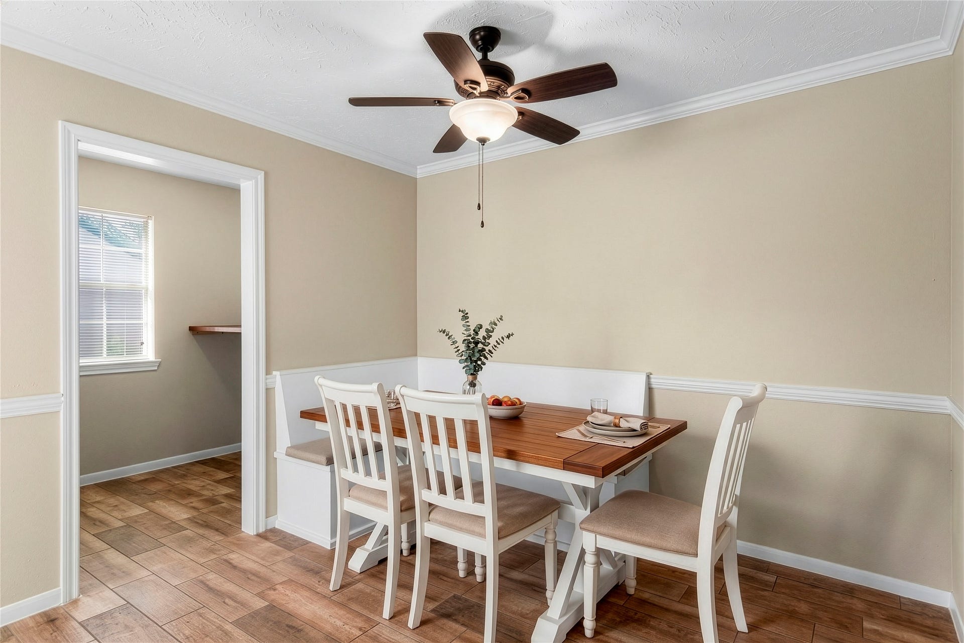 12503 Oakcroft Drive, Houston, TX 77070 **digitally staged** the benches also can be used for extra storage