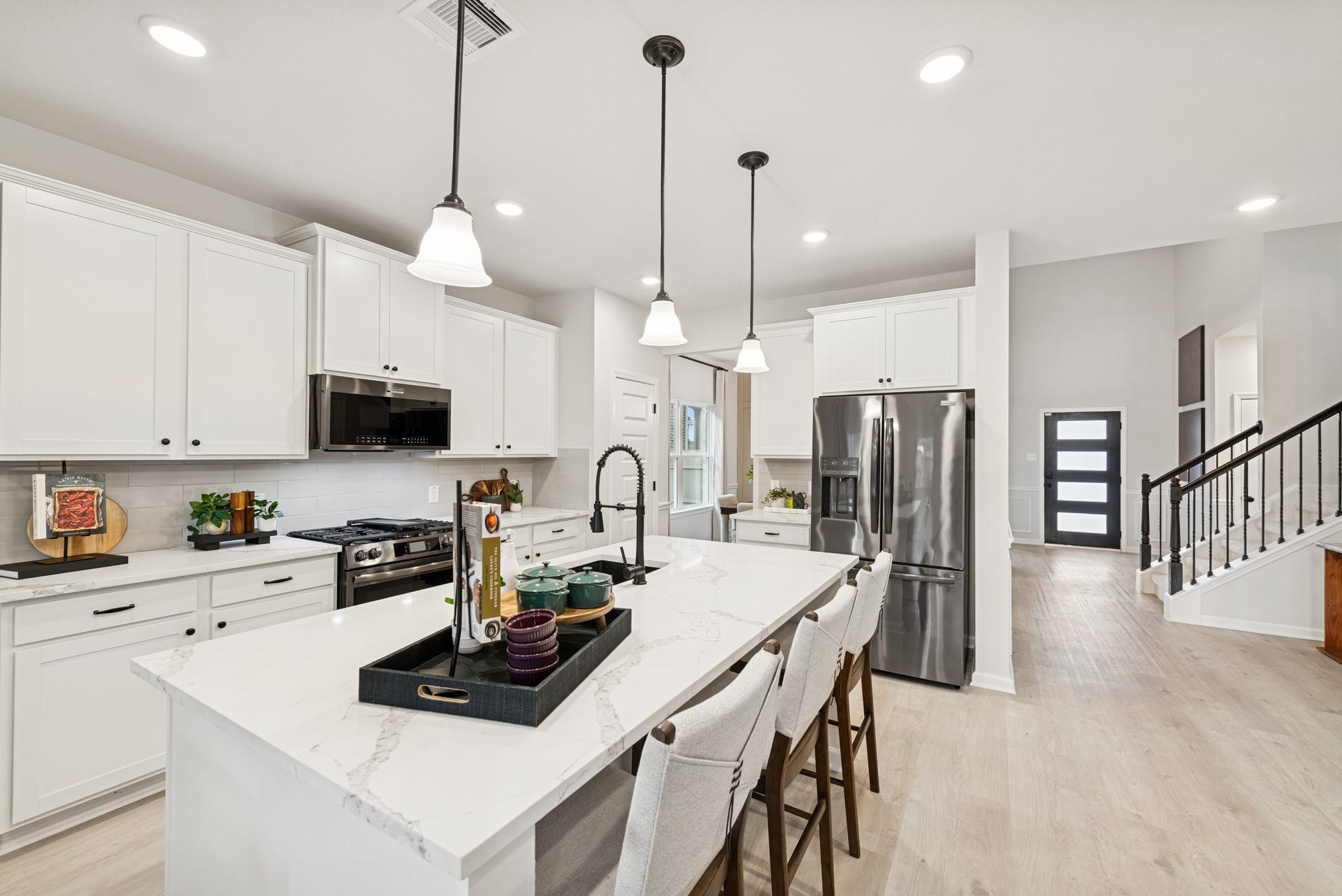 8914 Adana Drive, Montgomery, TX 77316 The Princeton II- Kitchen. Staged model home shown for illustration only; actual features, colors, and upgrades may vary.