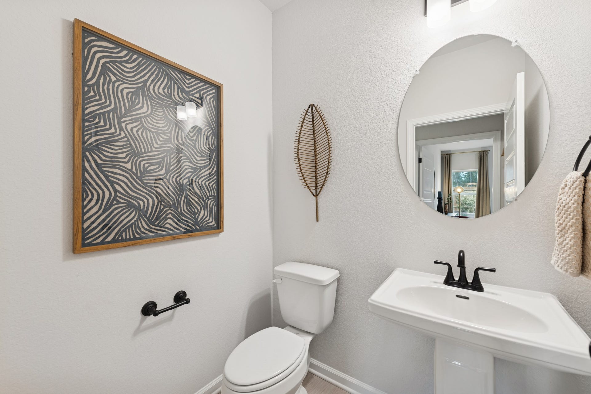 8914 Adana Drive, Montgomery, TX 77316 The Princeton II- Powder Bath. Staged model home shown for illustration only; actual features, colors, and upgrades may vary.