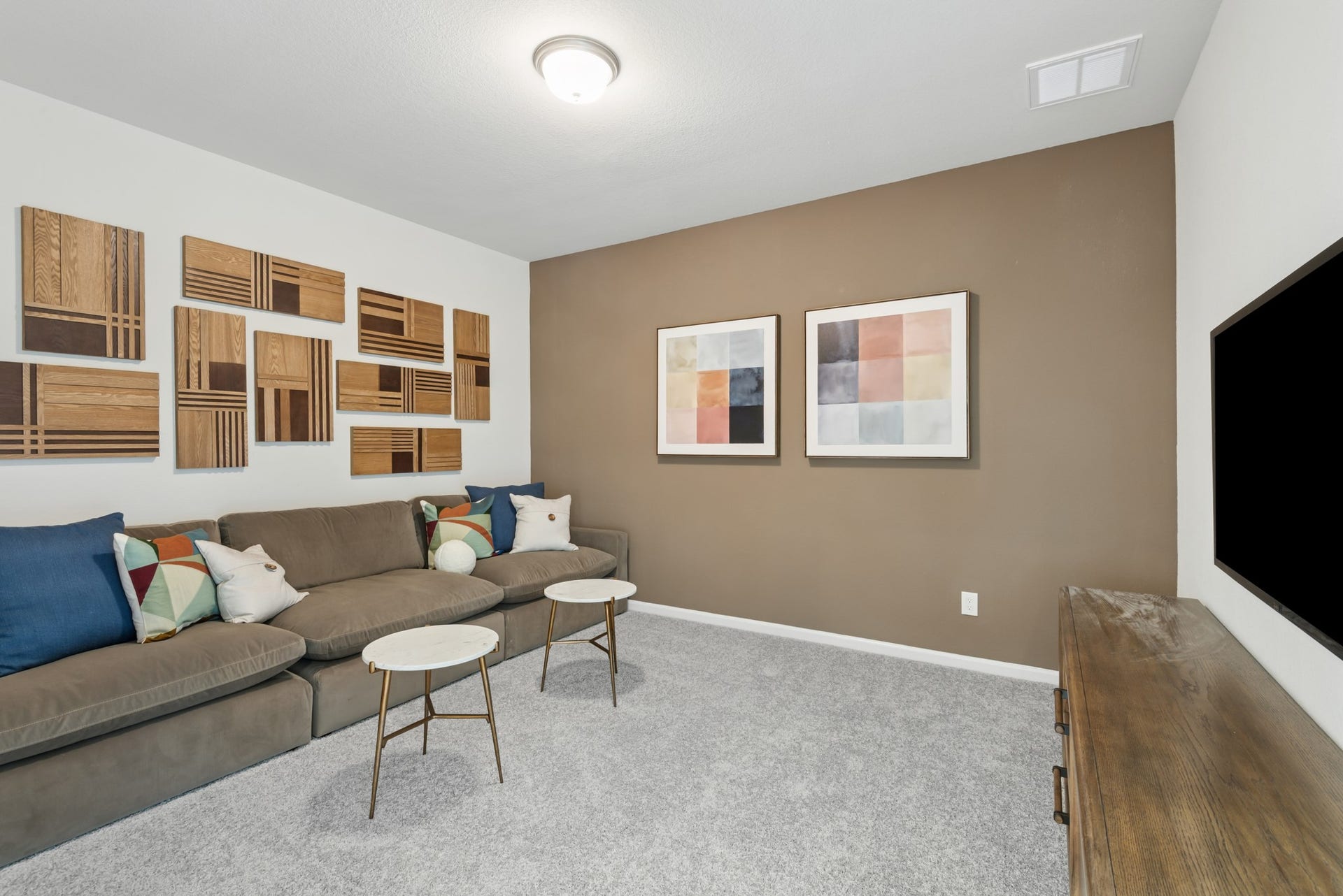 8914 Adana Drive, Montgomery, TX 77316 The Princeton II- Media Room. Staged model home shown for illustration only; actual features, colors, and upgrades may vary.