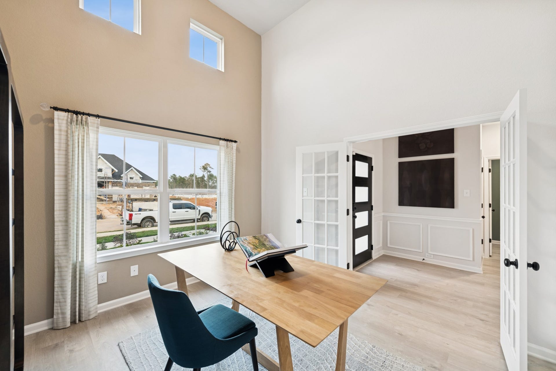8914 Adana Drive, Montgomery, TX 77316 The Princeton II- Study with French Doors. Staged model home shown for illustration only; actual features, colors, and upgrades may vary.