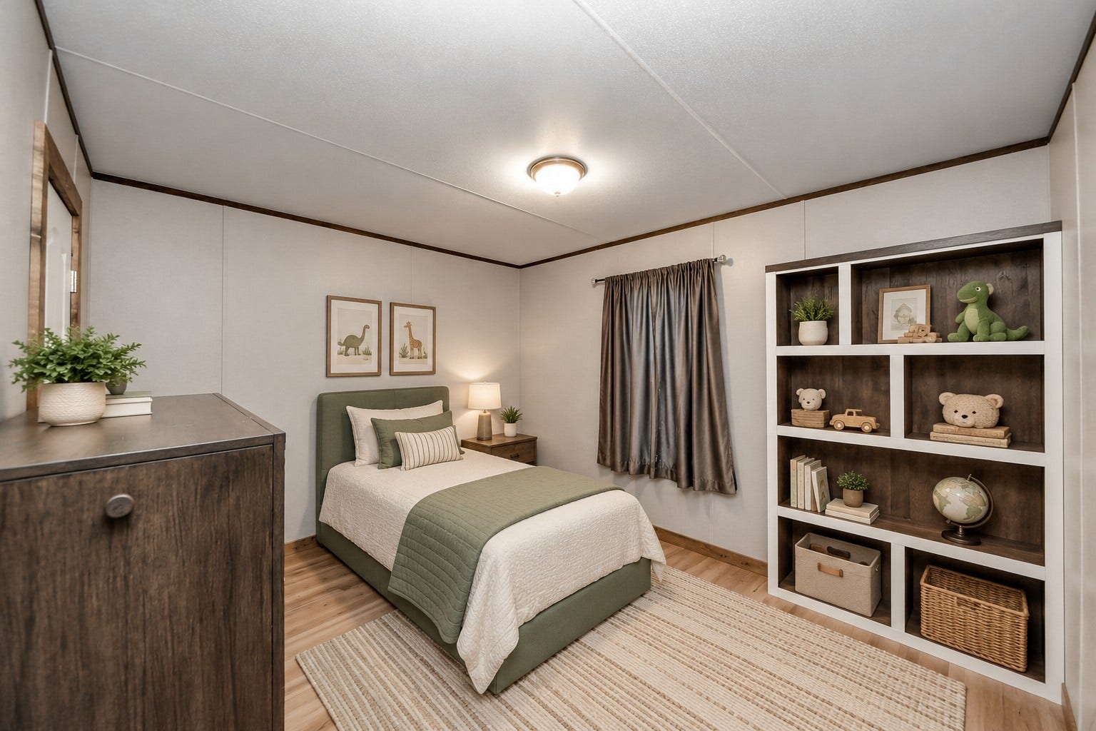 12565 Royal Green Drive, Conroe, TX 77303 Virtually staged second bedroom with versatile space for a childs room.