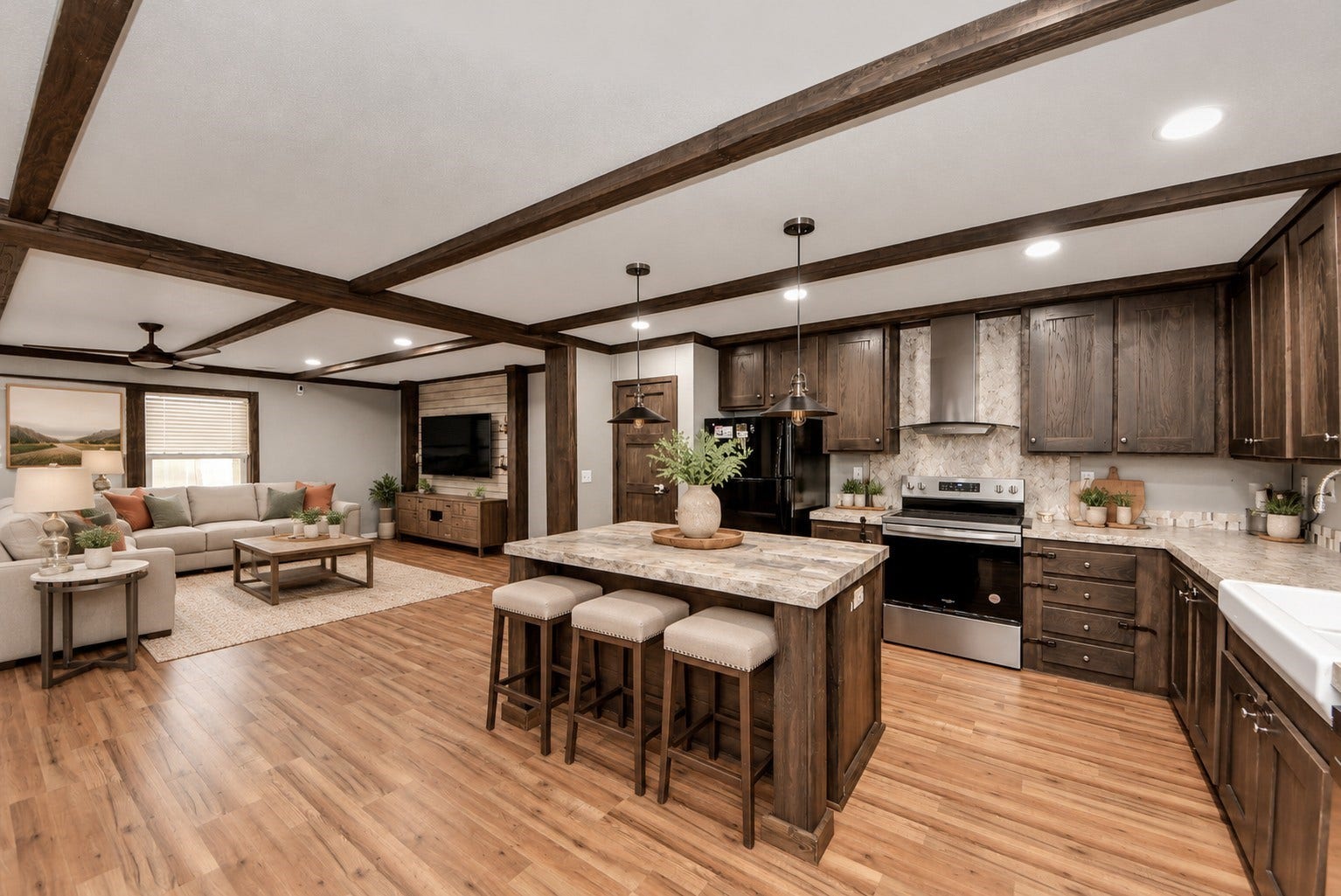 12565 Royal Green Drive, Conroe, TX 77303 Virtually staged kitchen