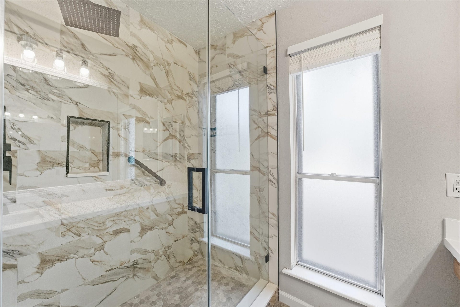 New walk-in Shower!