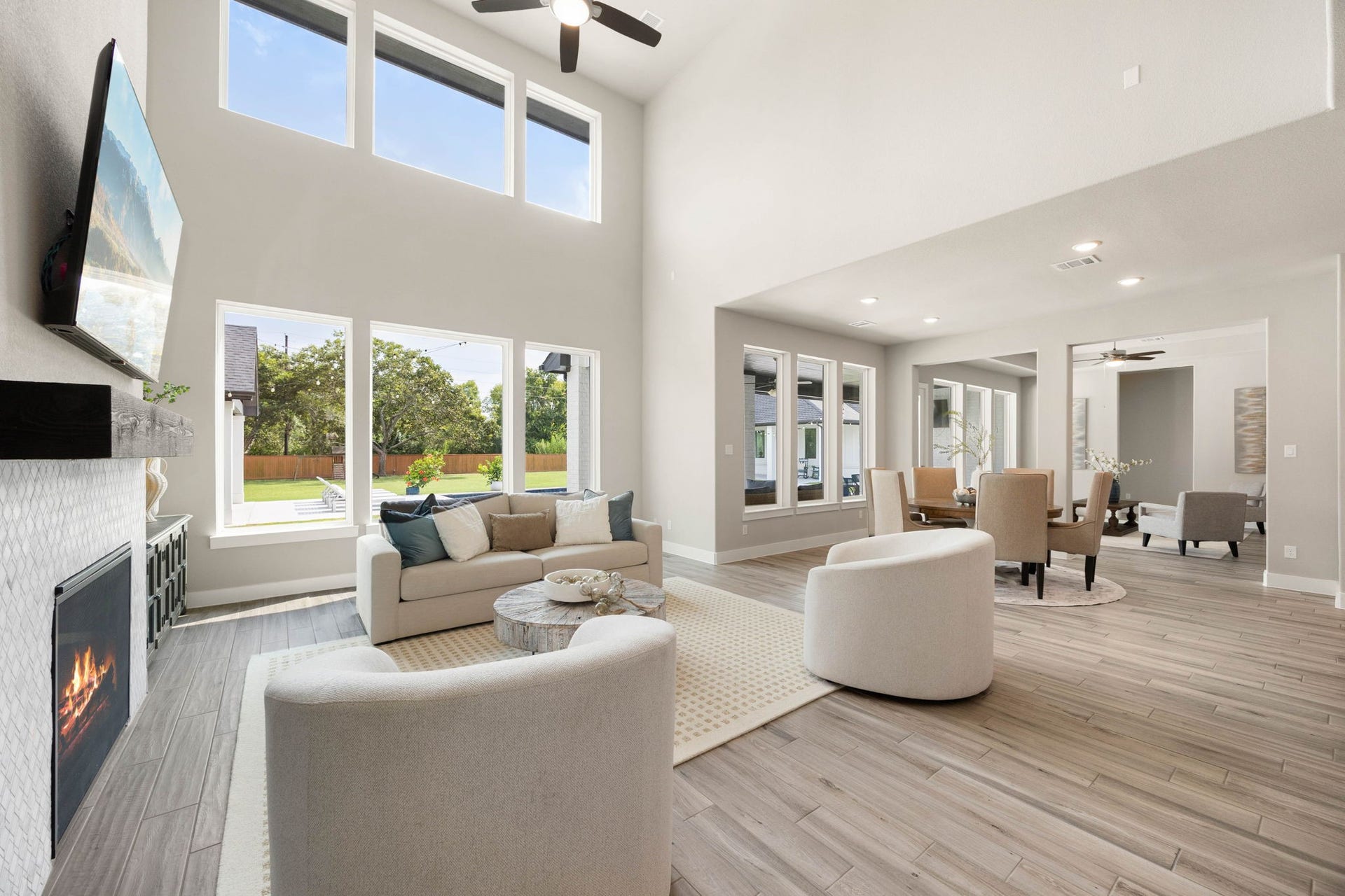 29559 Fulshear Lake Trace, Fulshear, TX 77406 Open-concept living creates an effortless connection between the family room, kitchen and surrounding spaces.