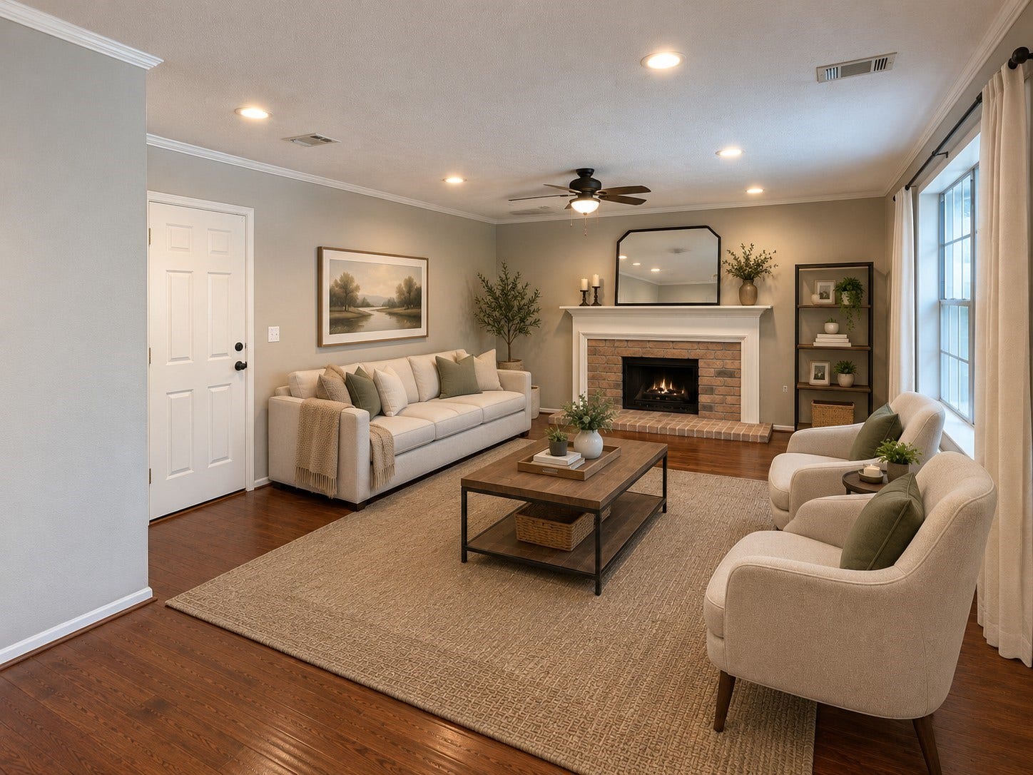 12506 Mill Ridge Drive, Cypress, TX 77429 Virtually Staged Living Area